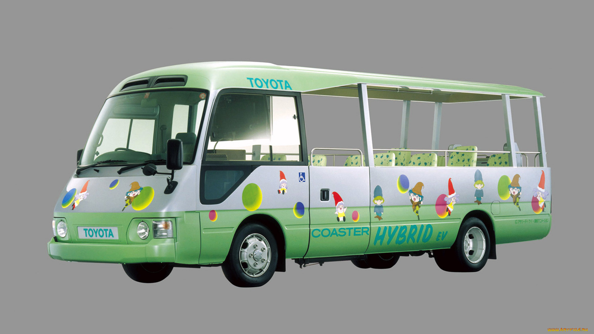 toyota, coaster, concept, 2000, автомобили, toyota, 2000, concept, coaster