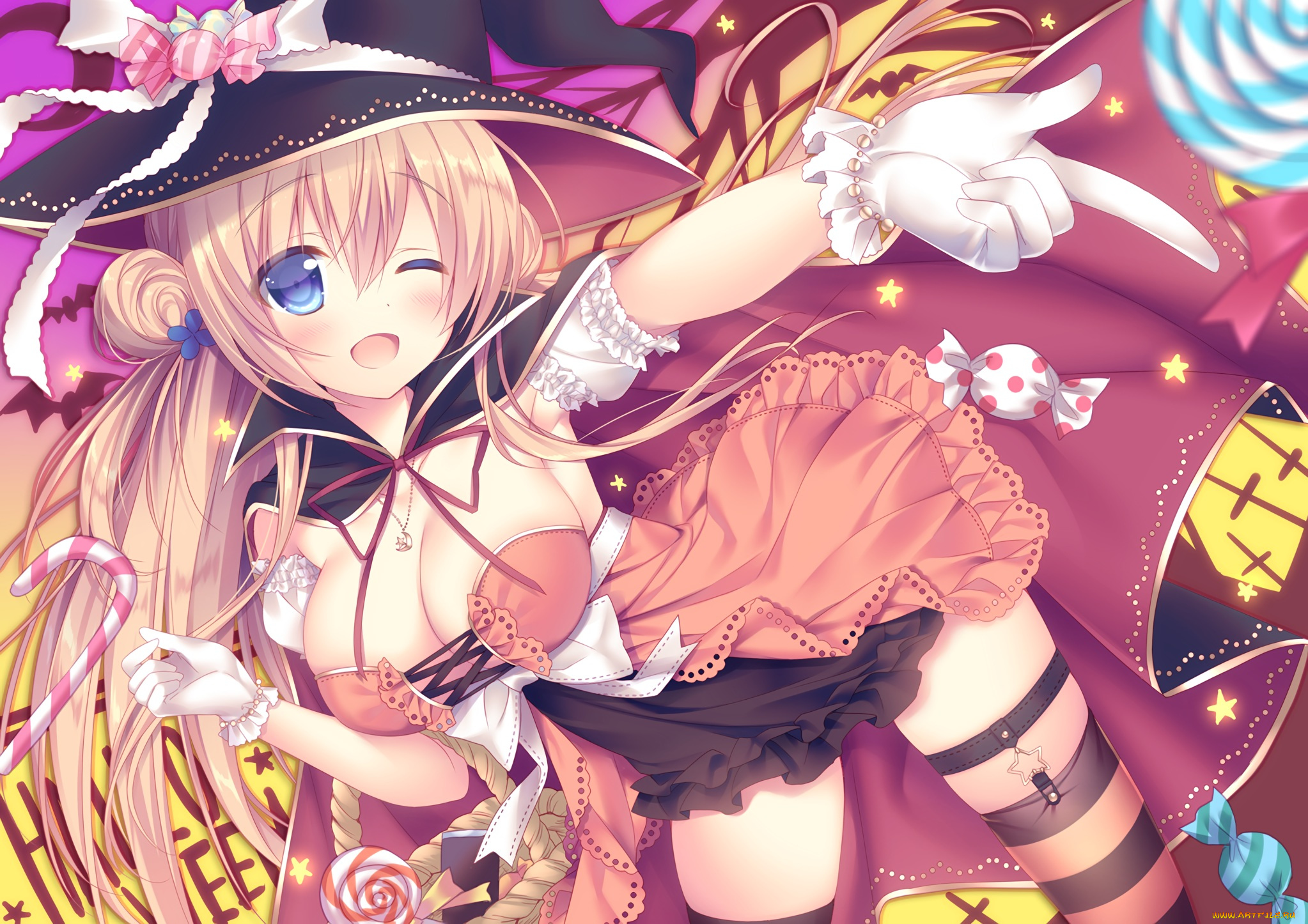 аниме, магия, , колдовство, , halloween, sorai, shinya