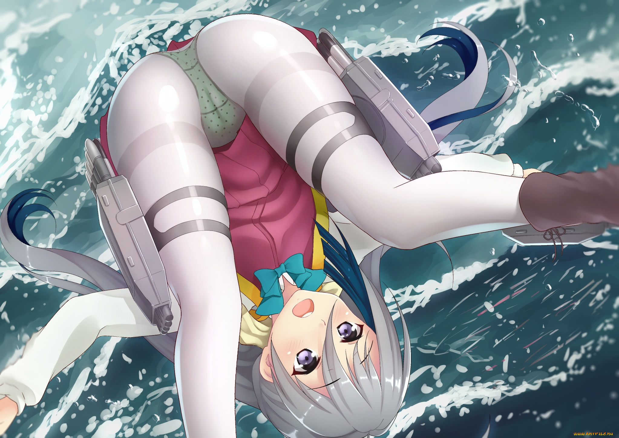 аниме, kantai, collection, kiyoshimo