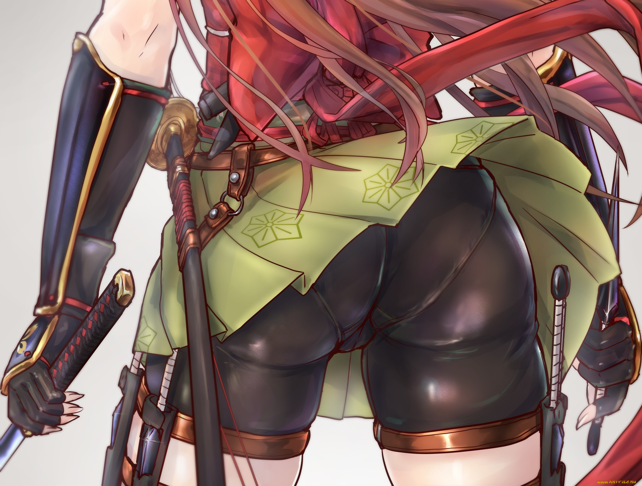 аниме, оружие, , техника, , технологии, девушка, попа