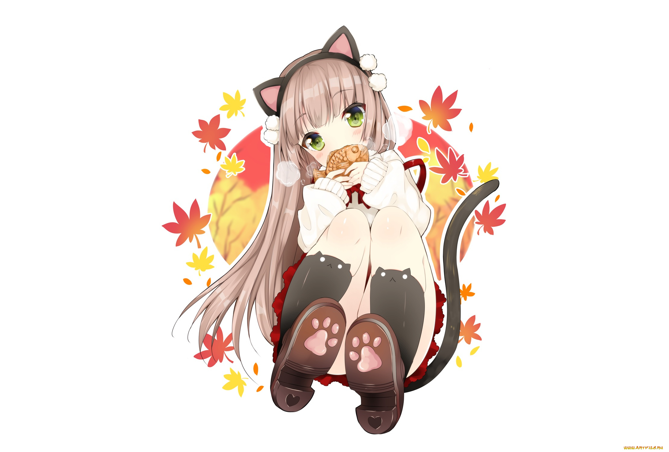 аниме, животные, , существа, duji, amo