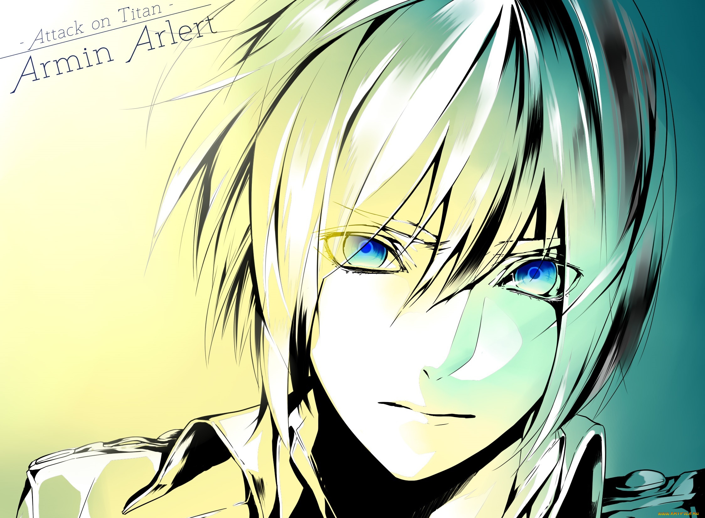 аниме, shingeki, no, kyojin, armin, arlert