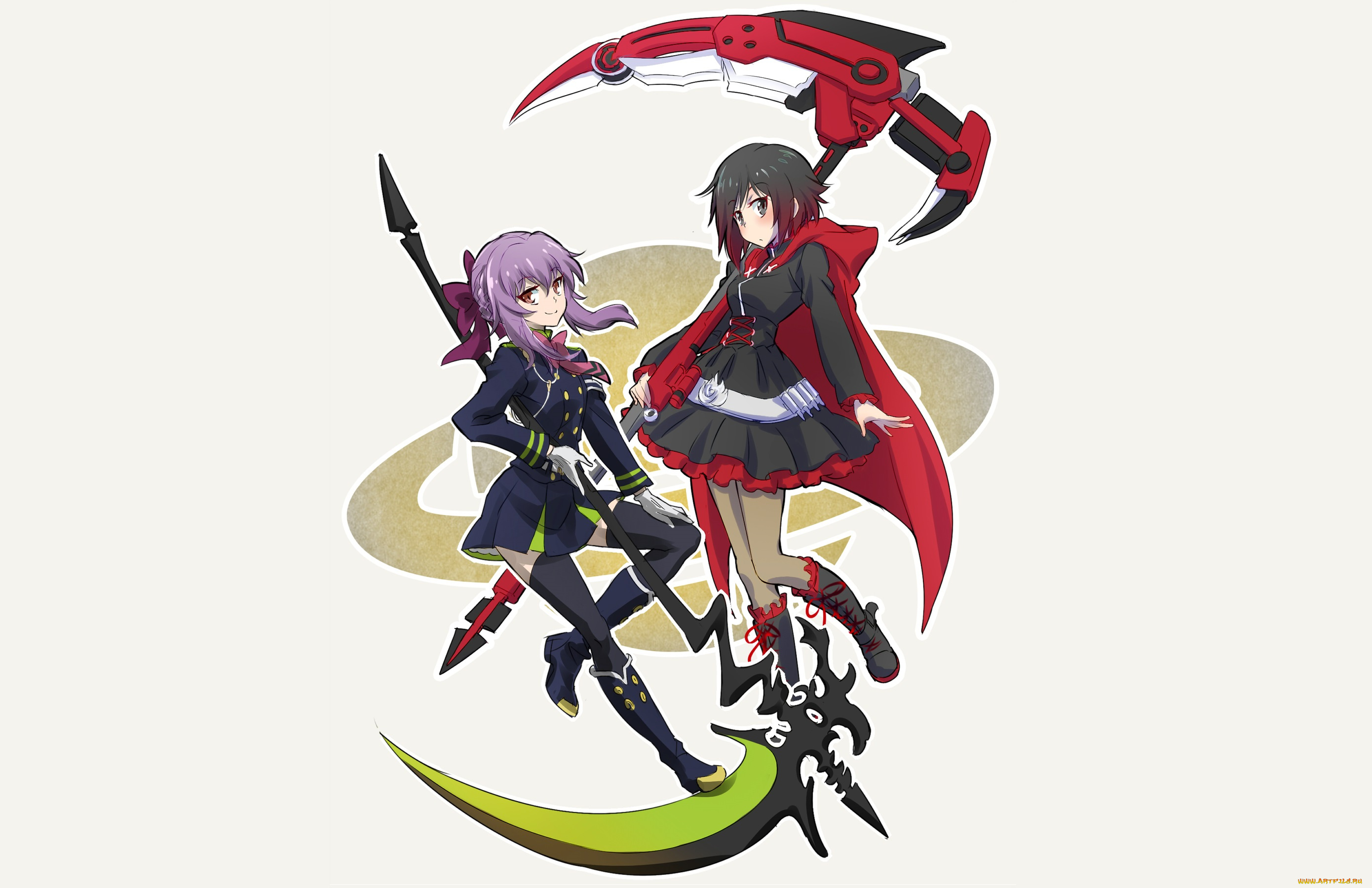 аниме, оружие, , техника, , технологии, девушки