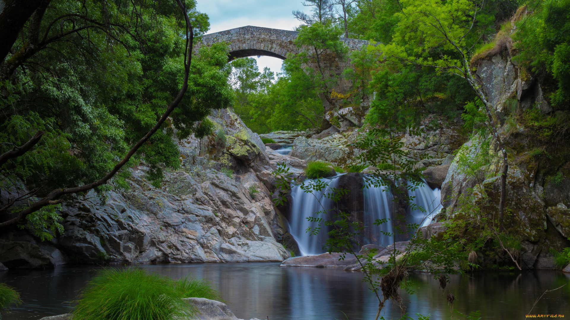 природа, водопады, простор