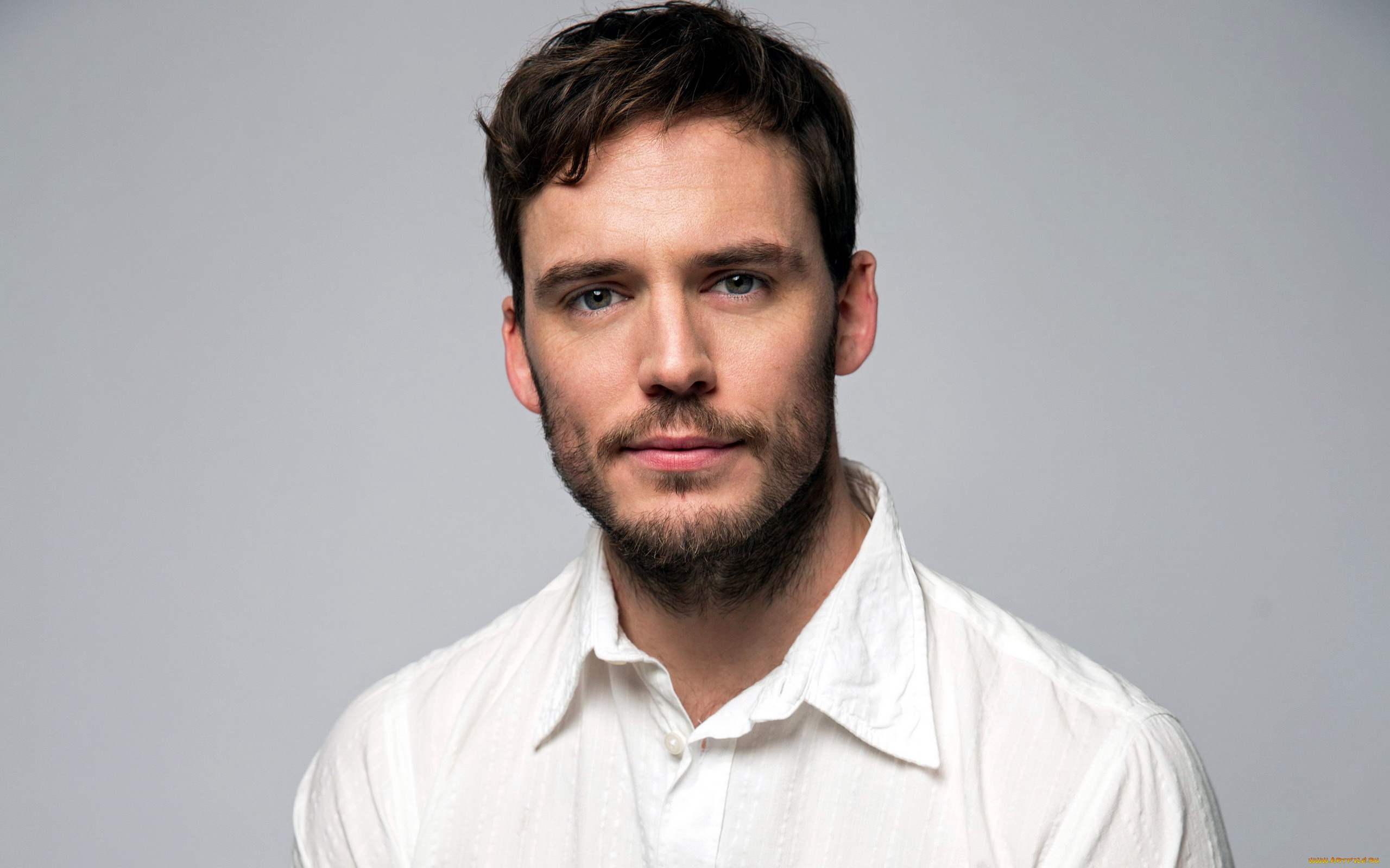 мужчины, sam, claflin, бородка, усы