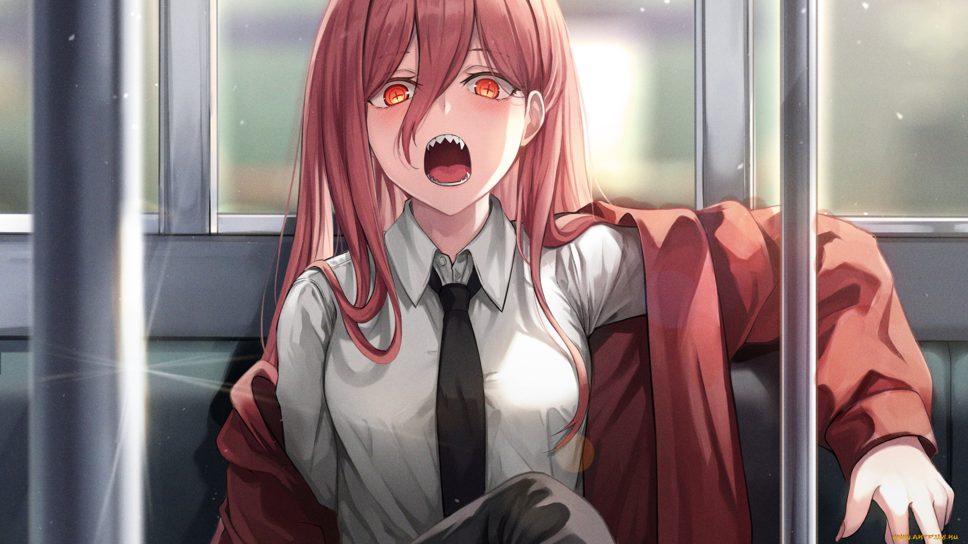 аниме, chainsaw, man, человек, бензопила