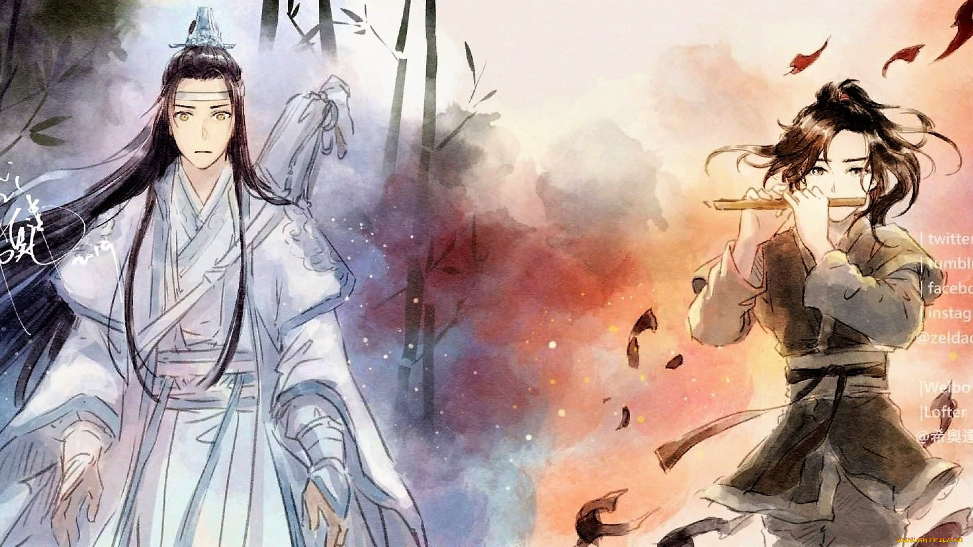 аниме, mo, dao, zu, shi, вэй, усянь, лань, ванцзы