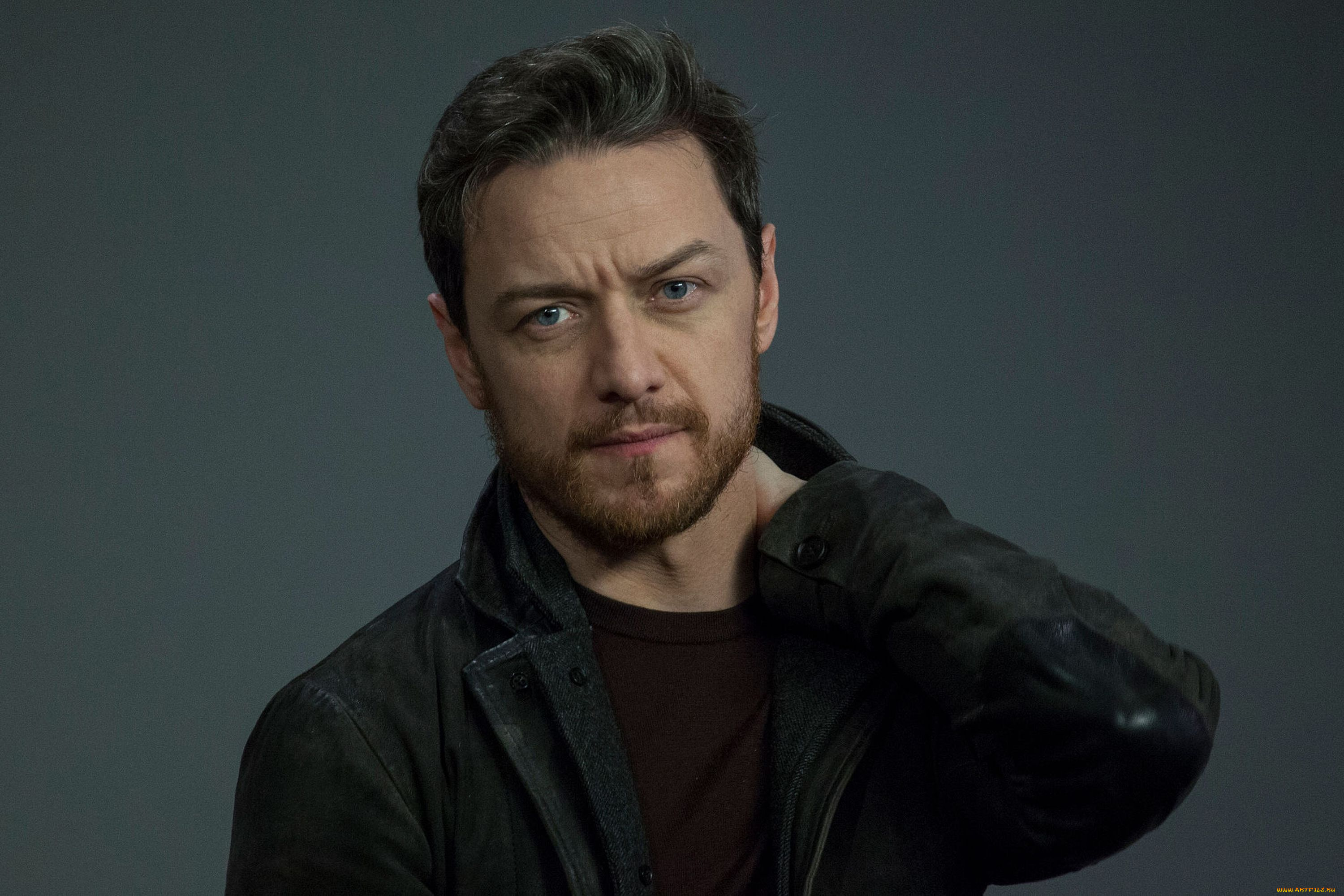 мужчины, james, mcavoy, актер, лицо, борода, куртка