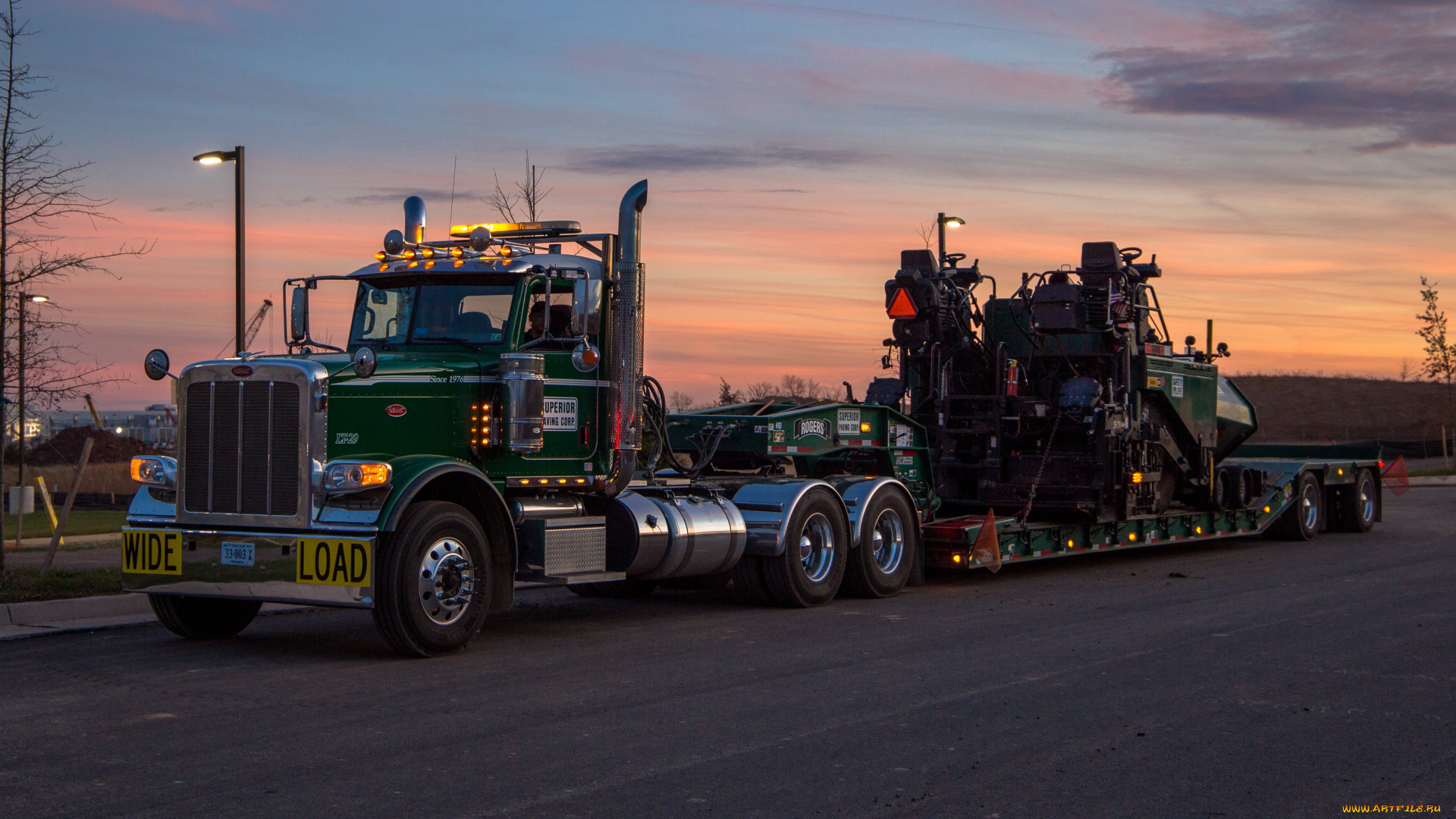 автомобили, peterbilt, truckrogers, прицеп