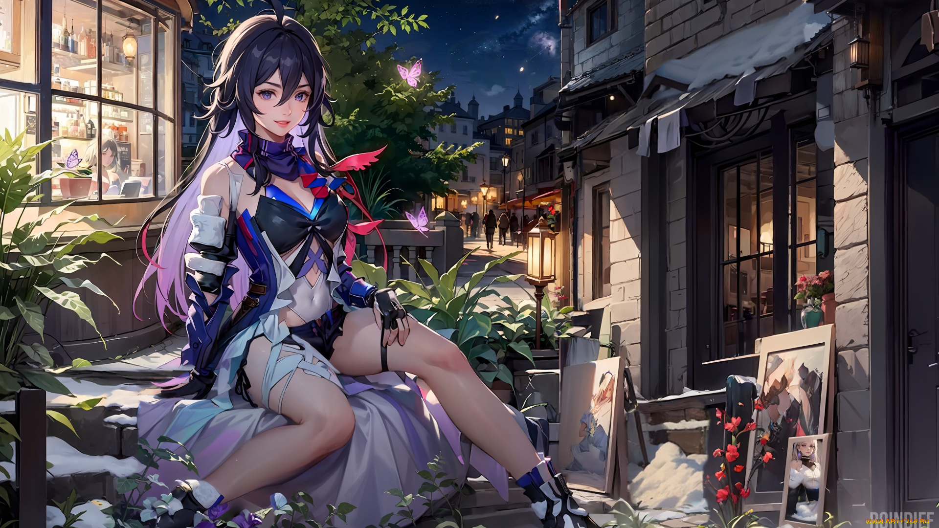 аниме, город, , улицы, , интерьер, , здания, нейросети, графика, нейроарт, ai, art, нейронные, сети, рисунки, нейро, искусство