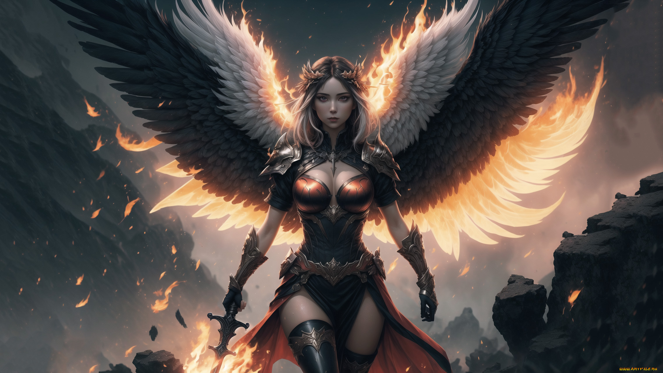 фэнтези, ангелы, нейросети, графика, нейроарт, ai, art, нейронные, сети, рисунки, нейро, искусство