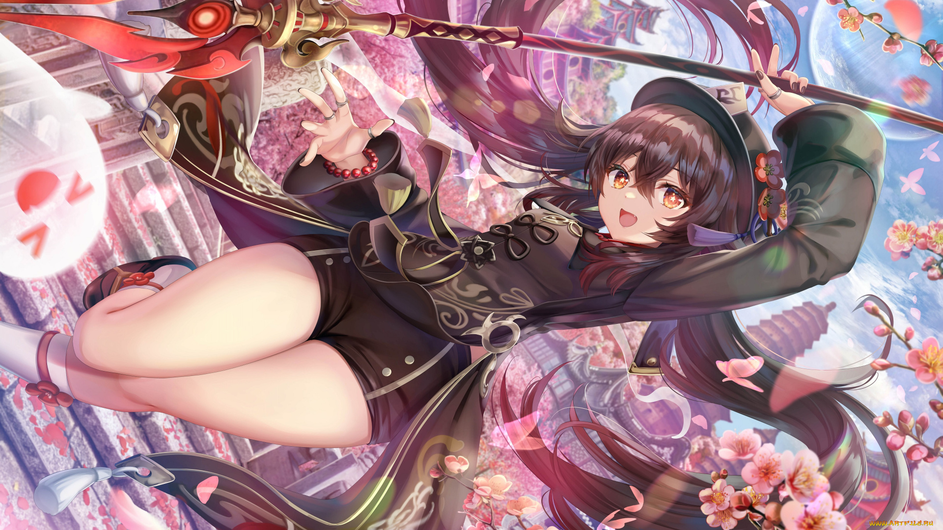 аниме, genshin, impact, девушка