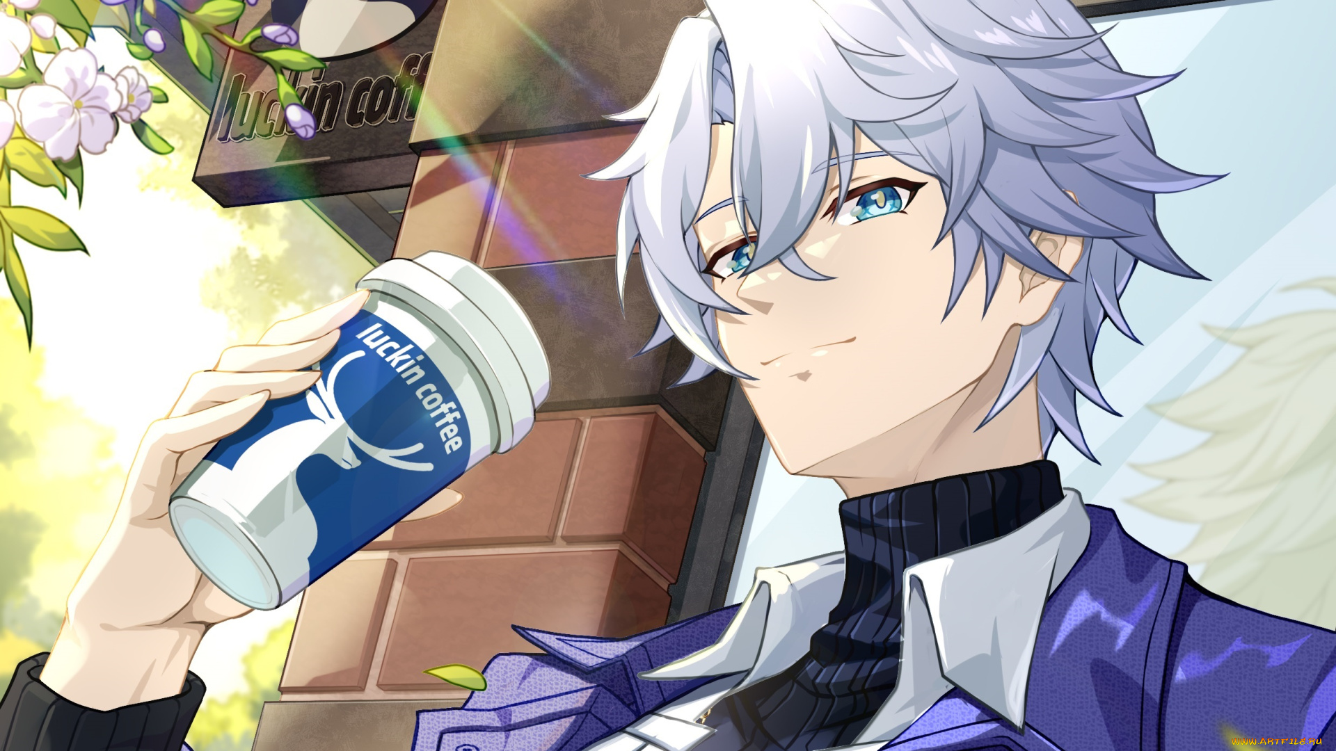 аниме, honkai, , star, rail, парень