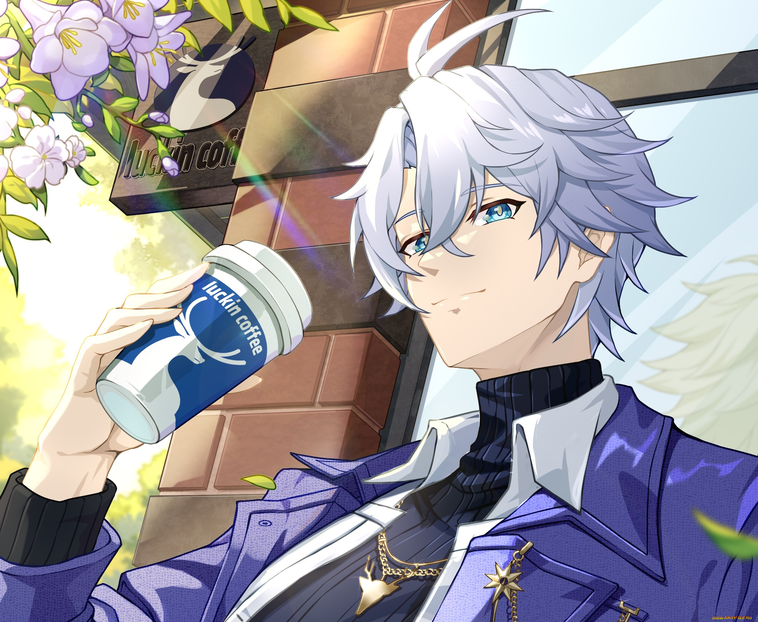 аниме, honkai, , star, rail, парень