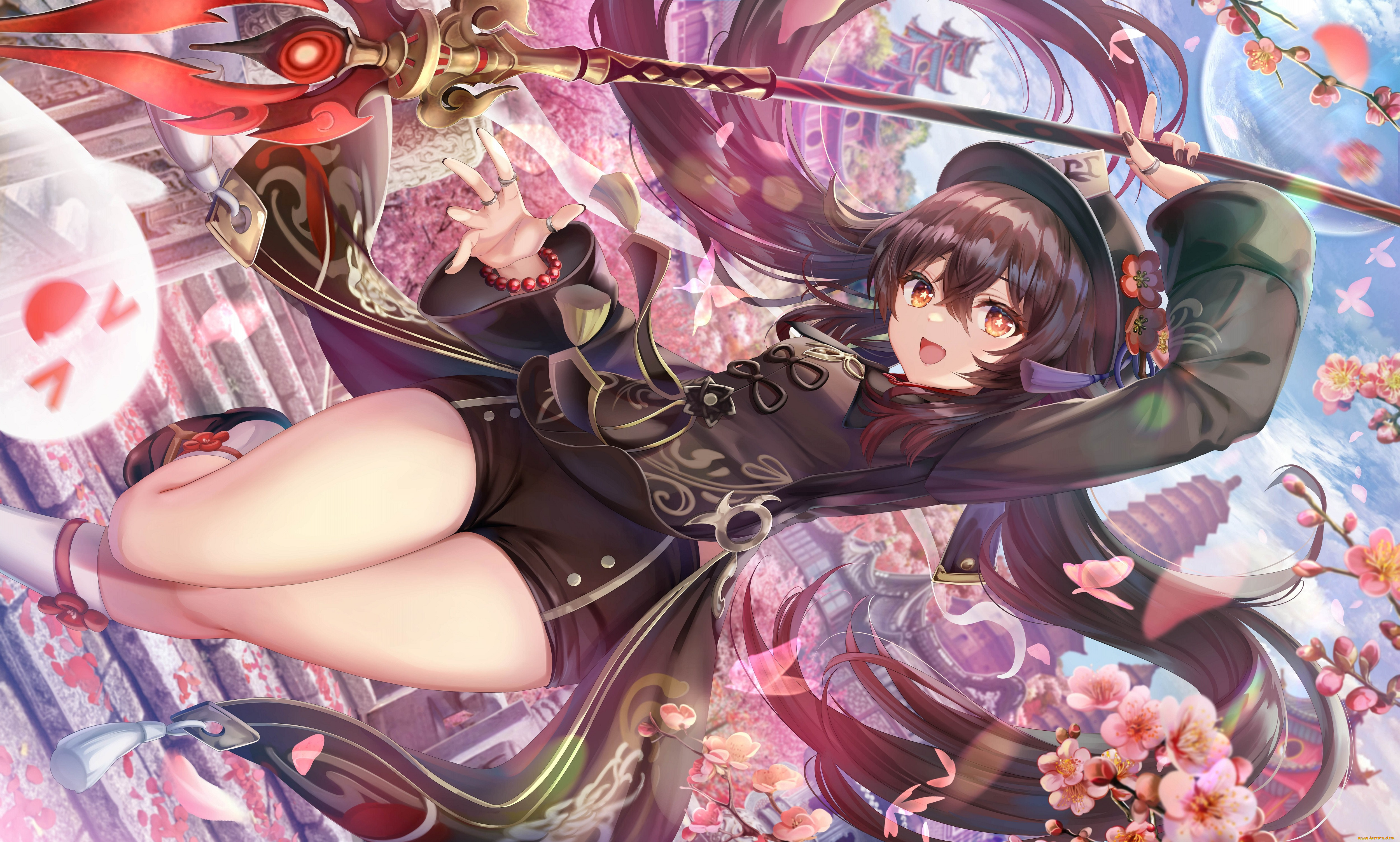 аниме, genshin, impact, девушка