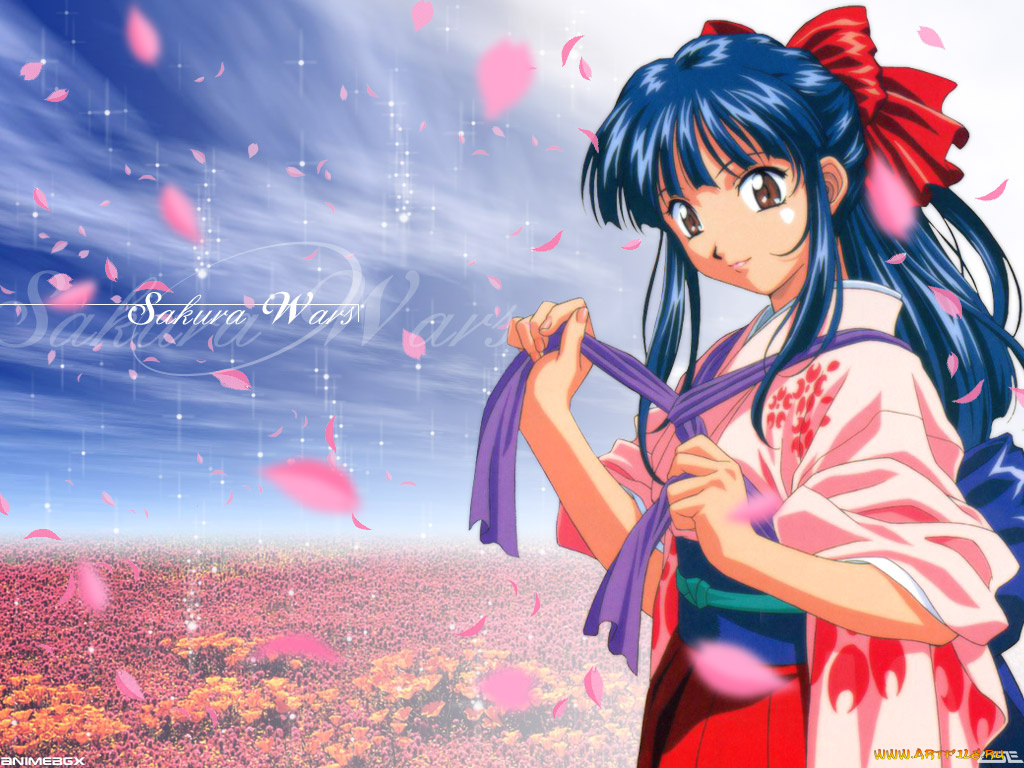 аниме, sakura, wars