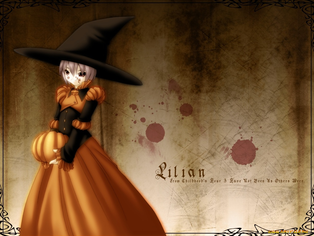 аниме, halloween, magic