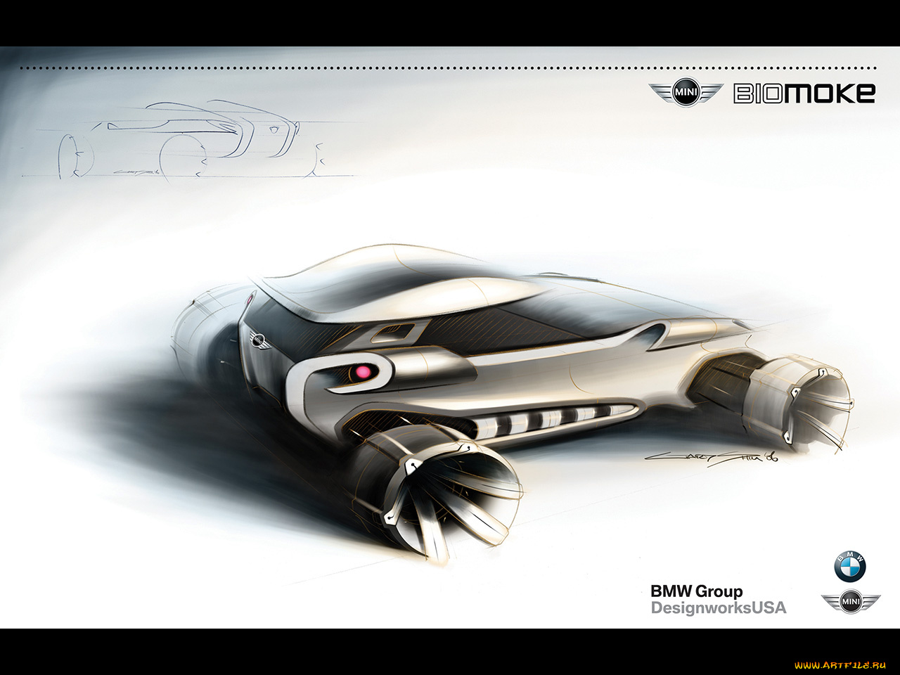 2006, mini, bimoke, автомобили, 3д
