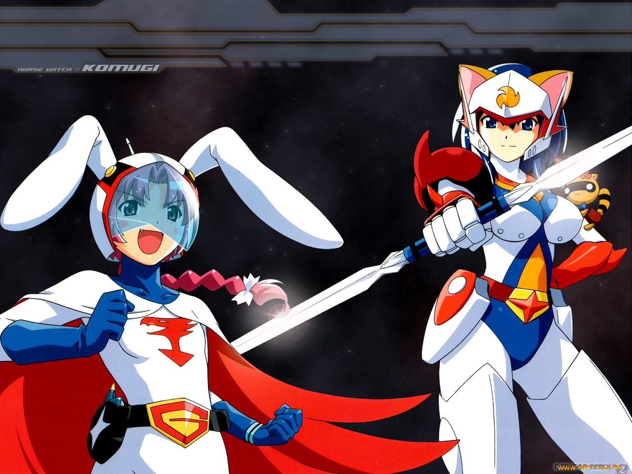 аниме, nurse, witch, komugi, chan