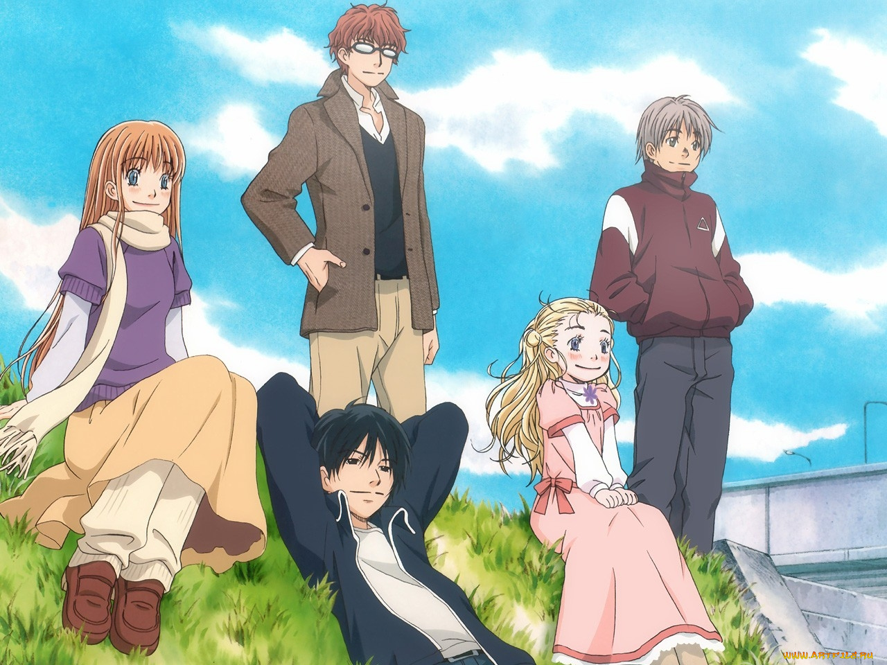 аниме, honey, and, clover