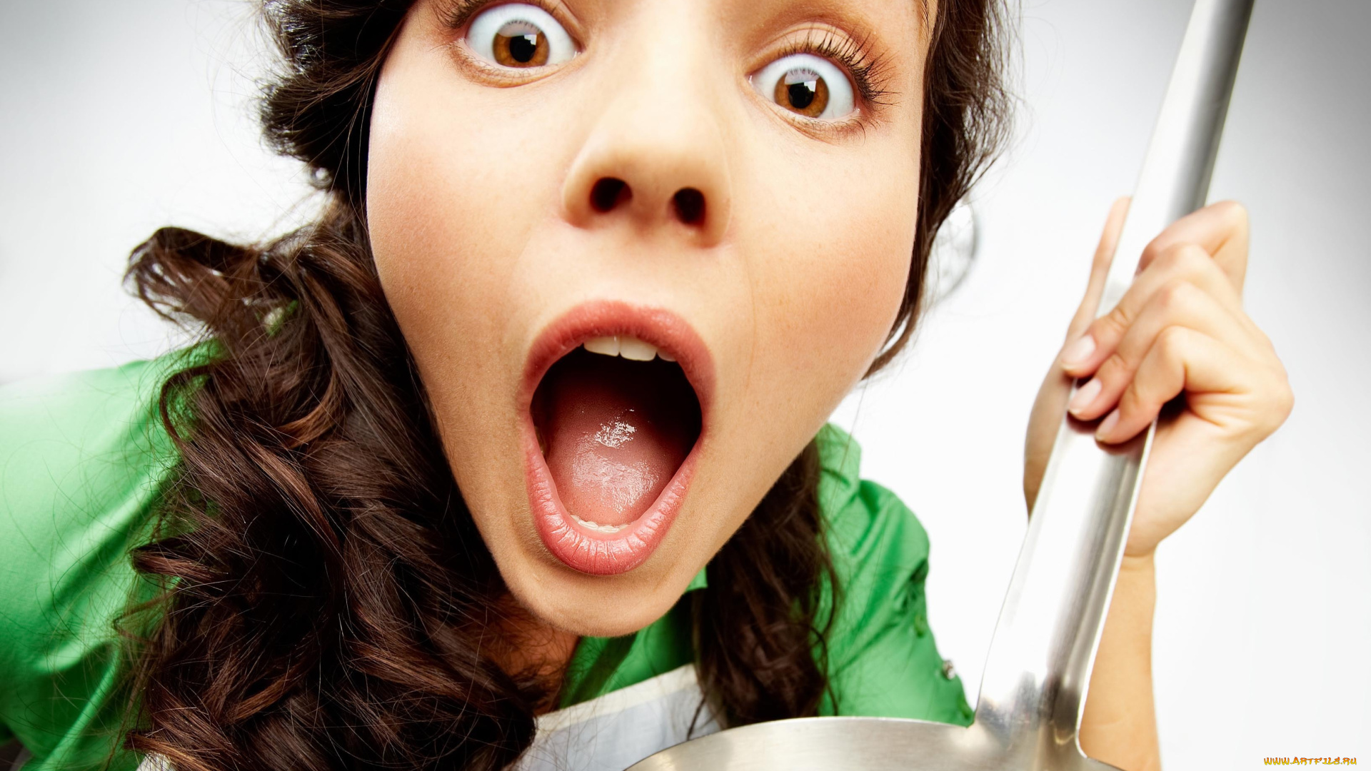 -Unsort, Лица, Портреты, девушки, unsort, лица, портреты, удивление, половник