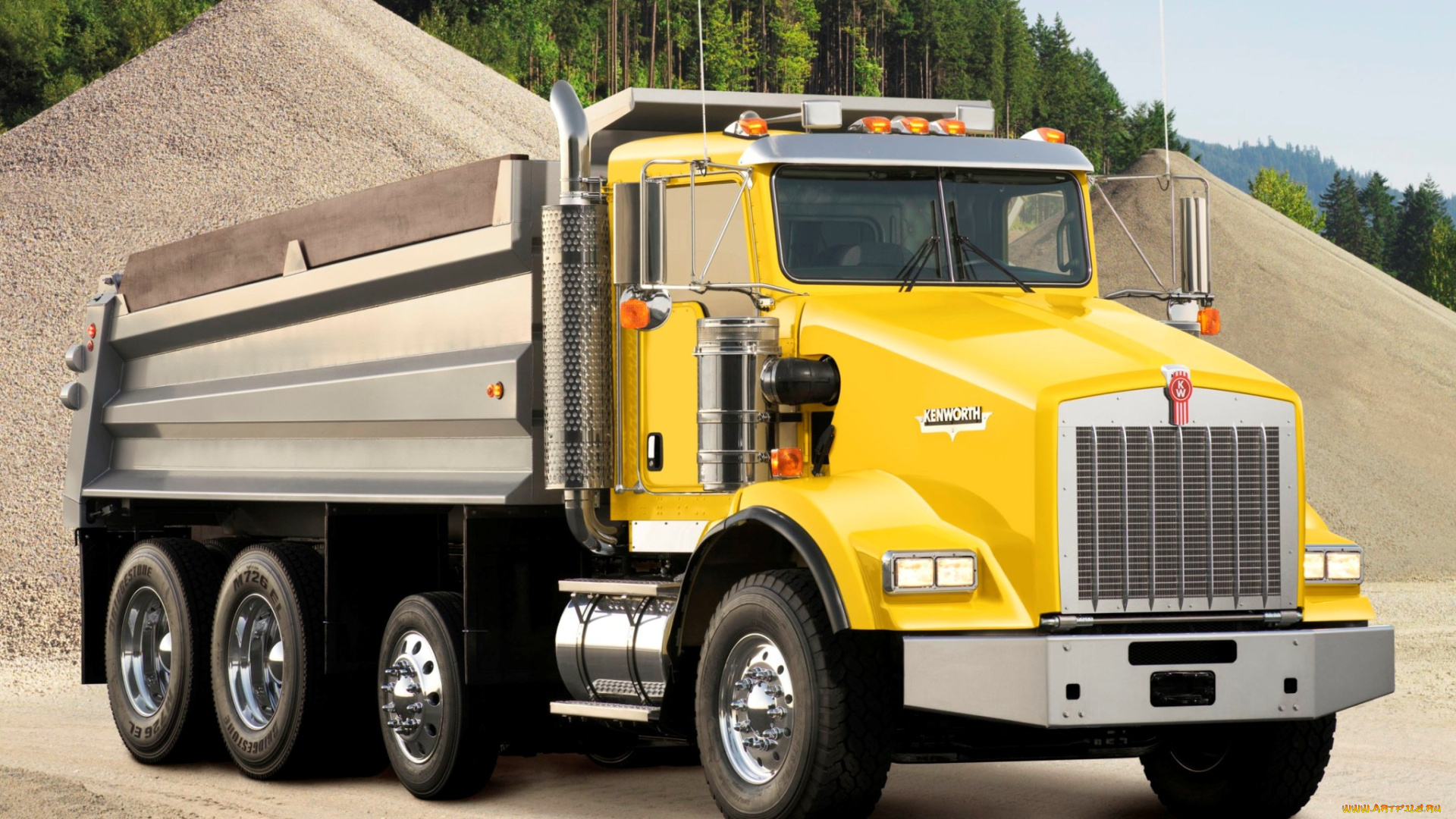 автомобили, kenworth, dump