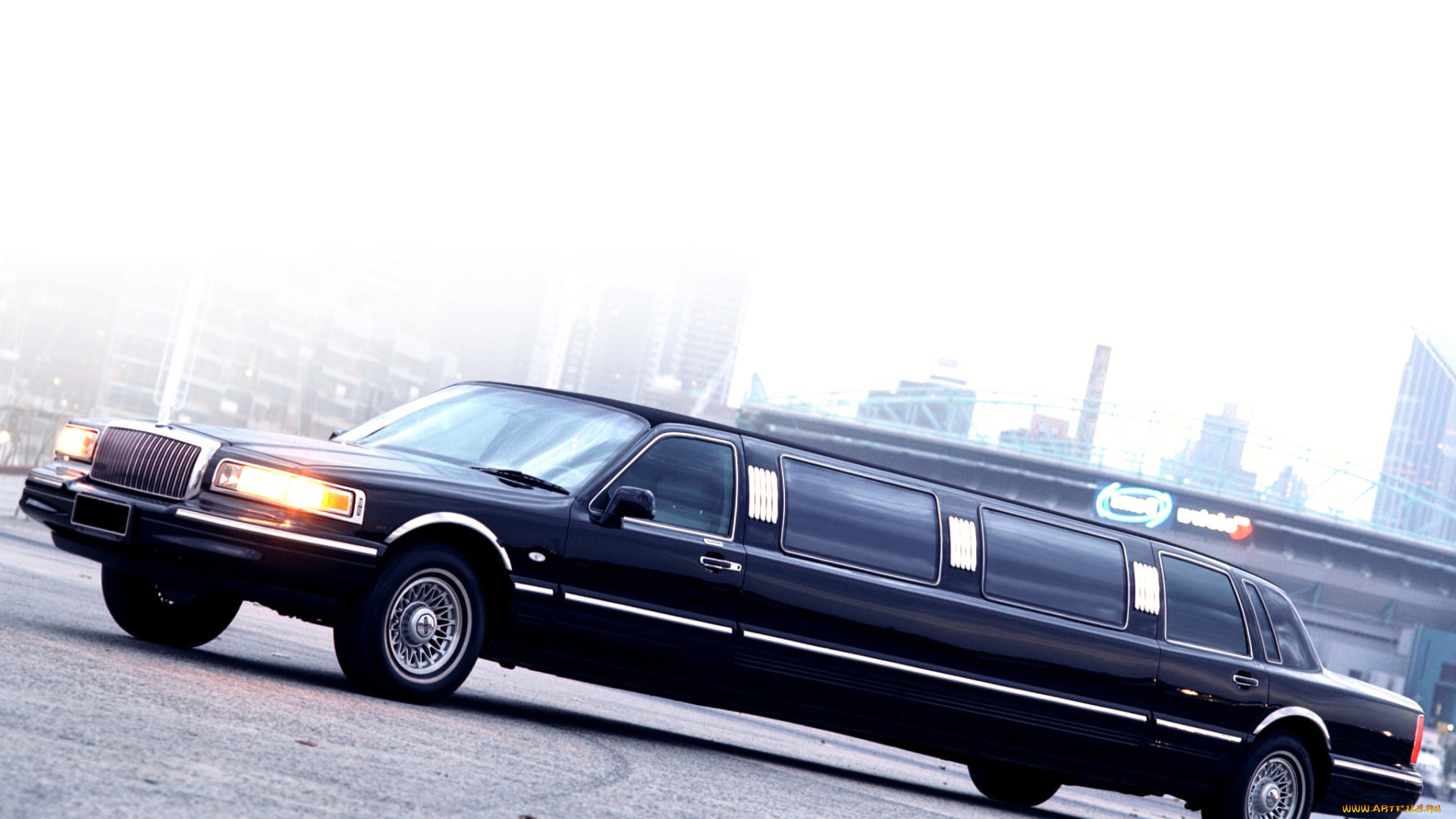 lincoln, town, car, limousine, автомобили