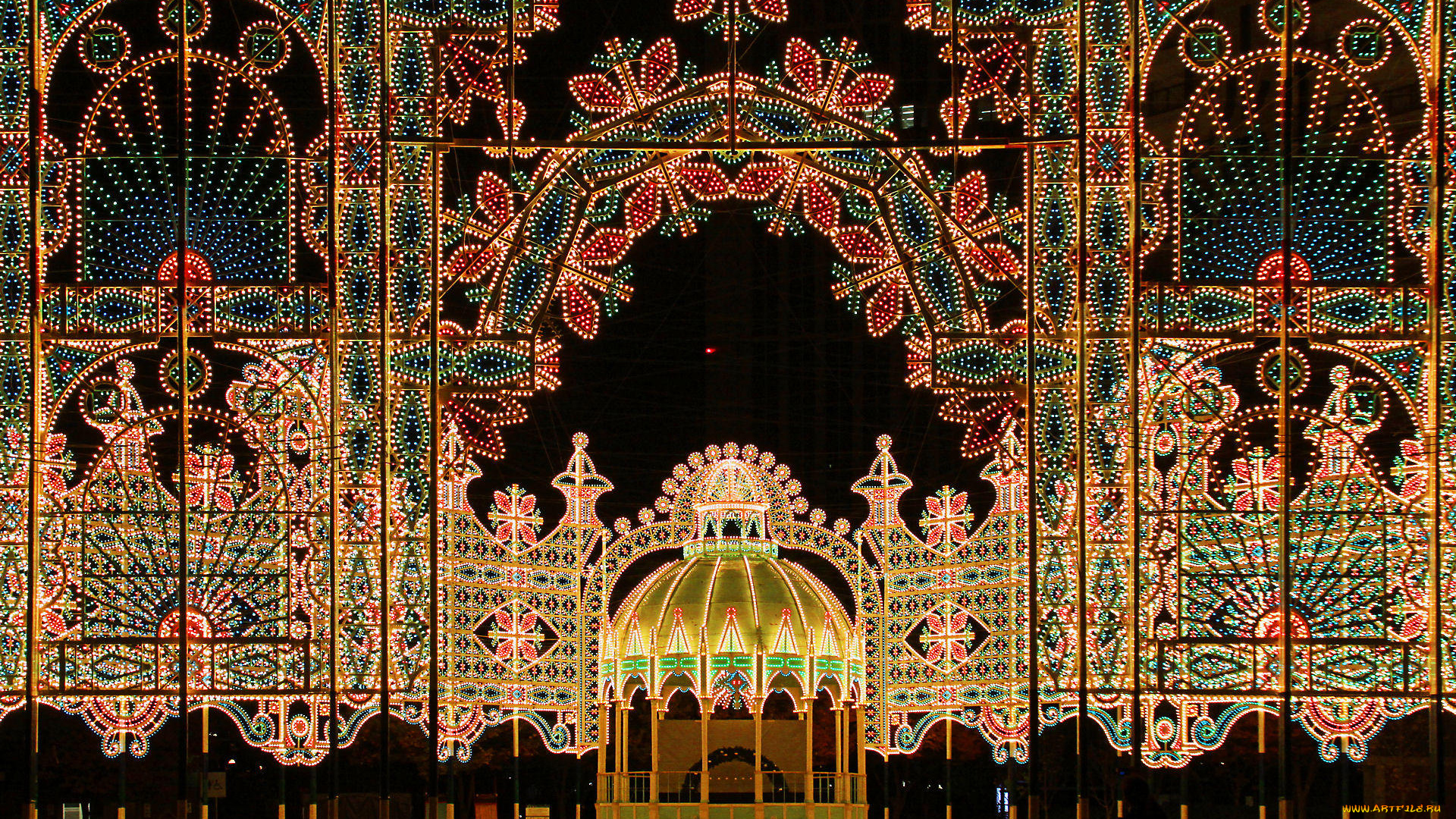 разное, иллюминация, цвета