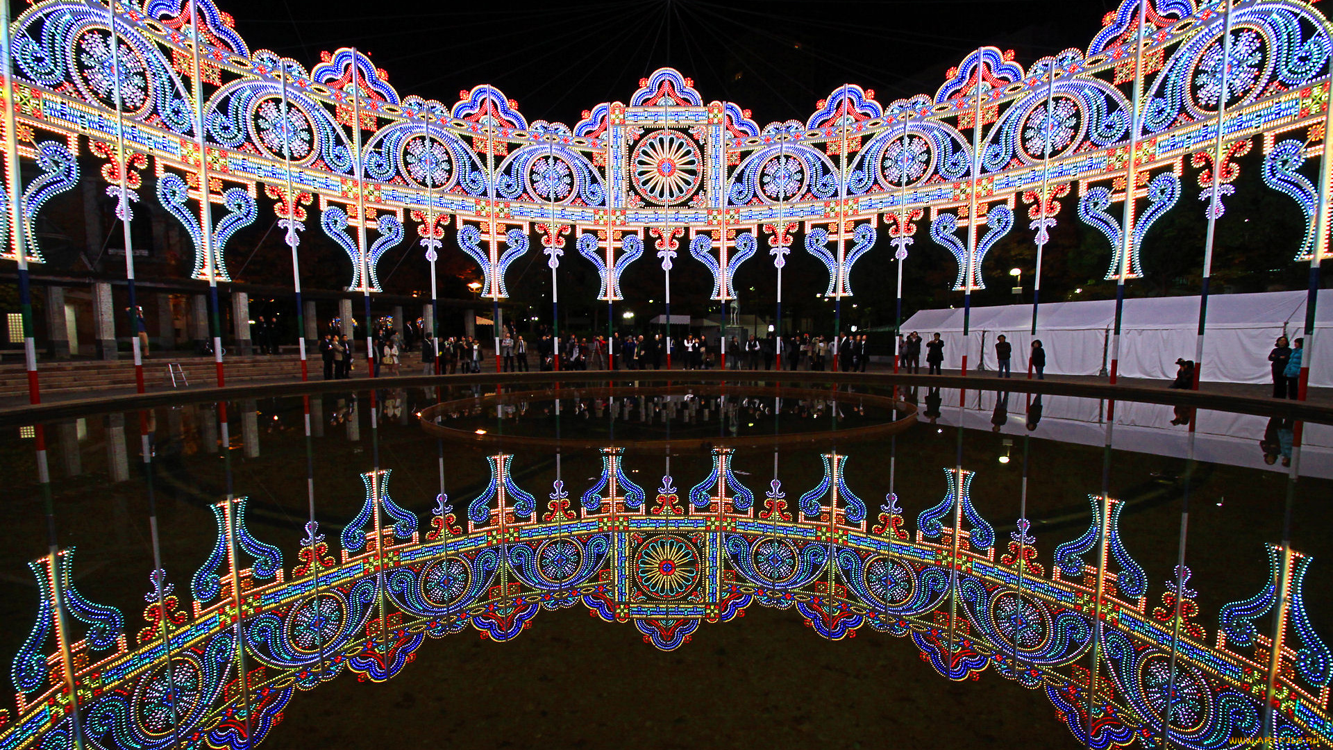 разное, иллюминация, цвета