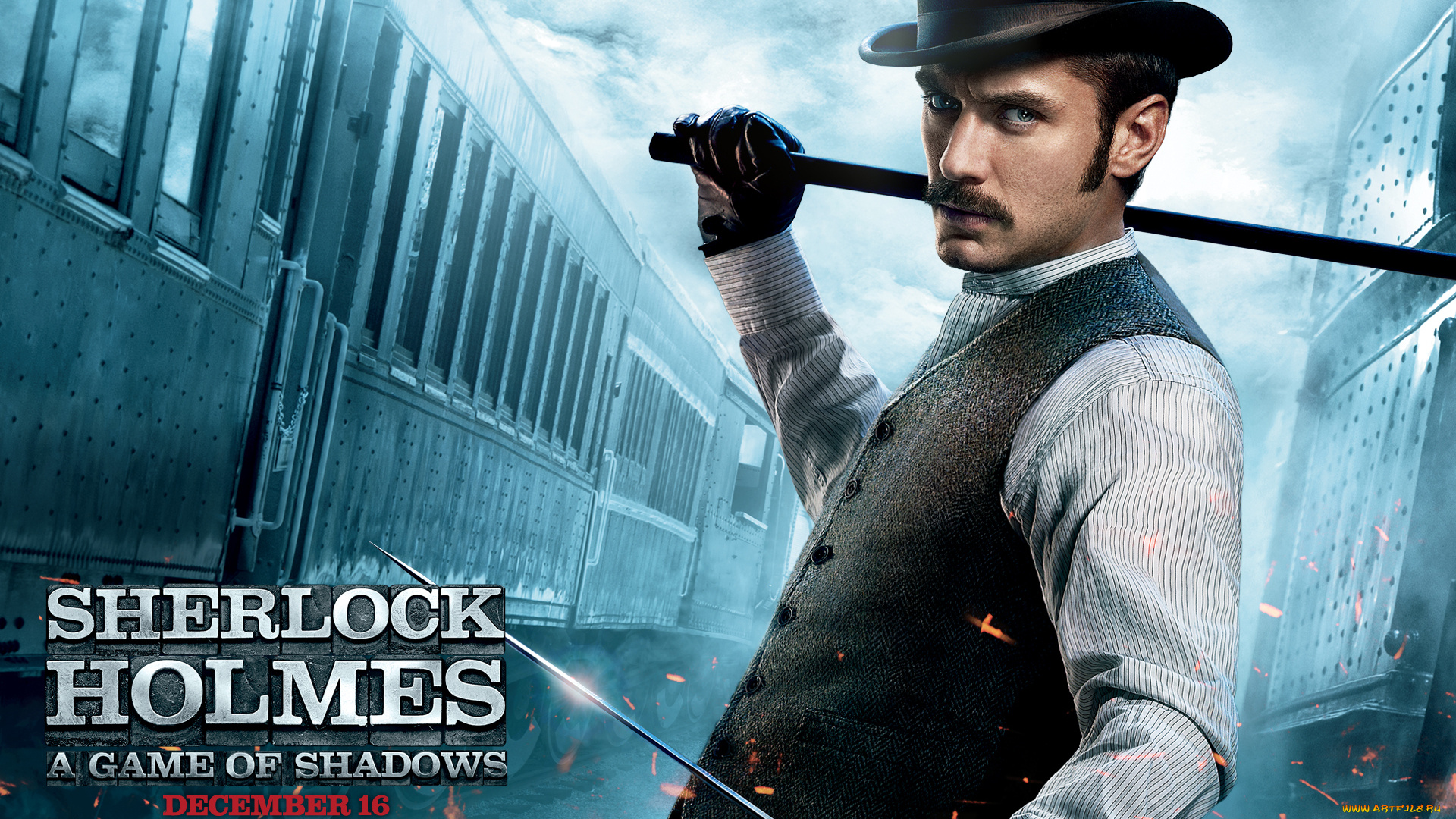 sherlock, holmes, game, of, shadows, кино, фильмы, watson, доктор, ватсон, jude, law