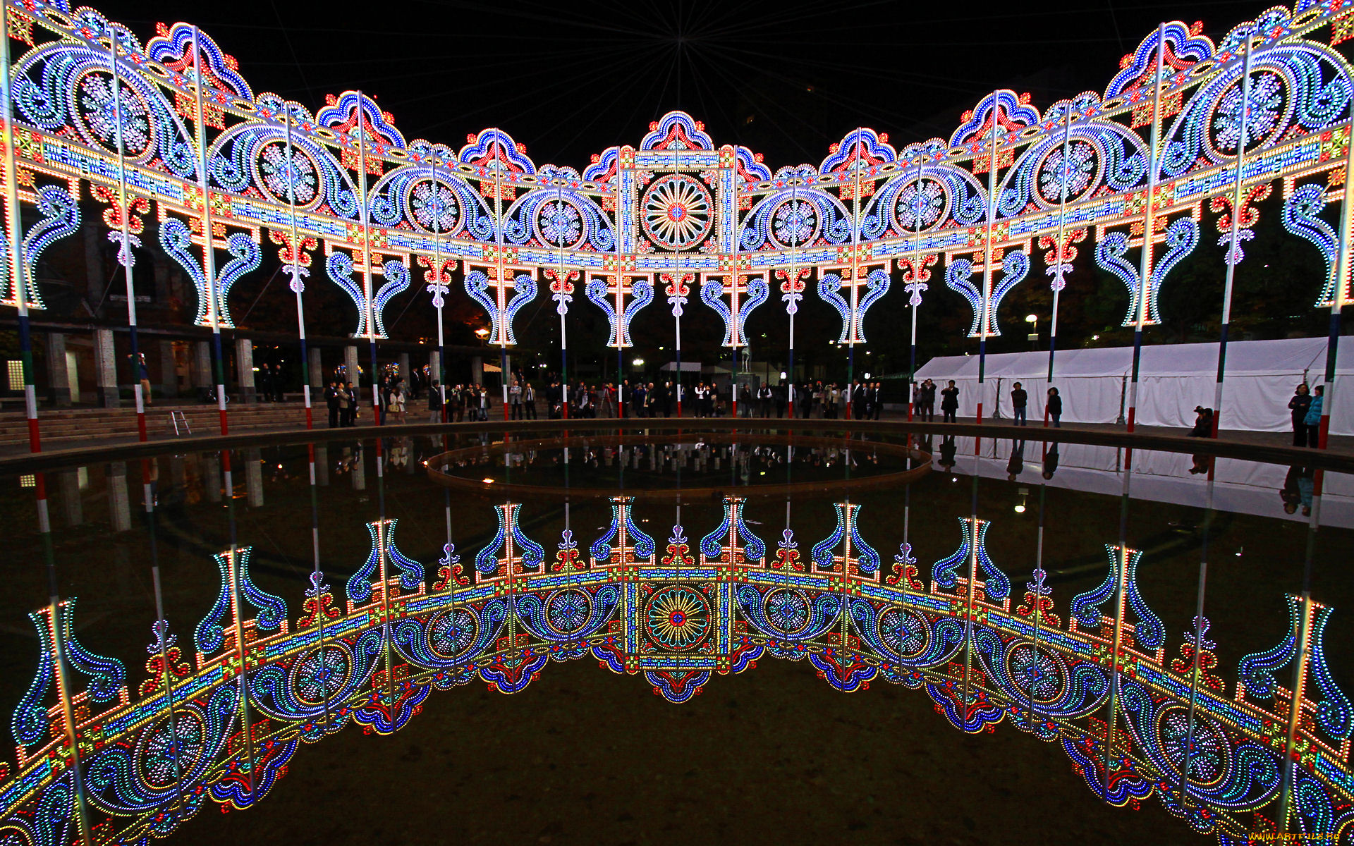 разное, иллюминация, цвета