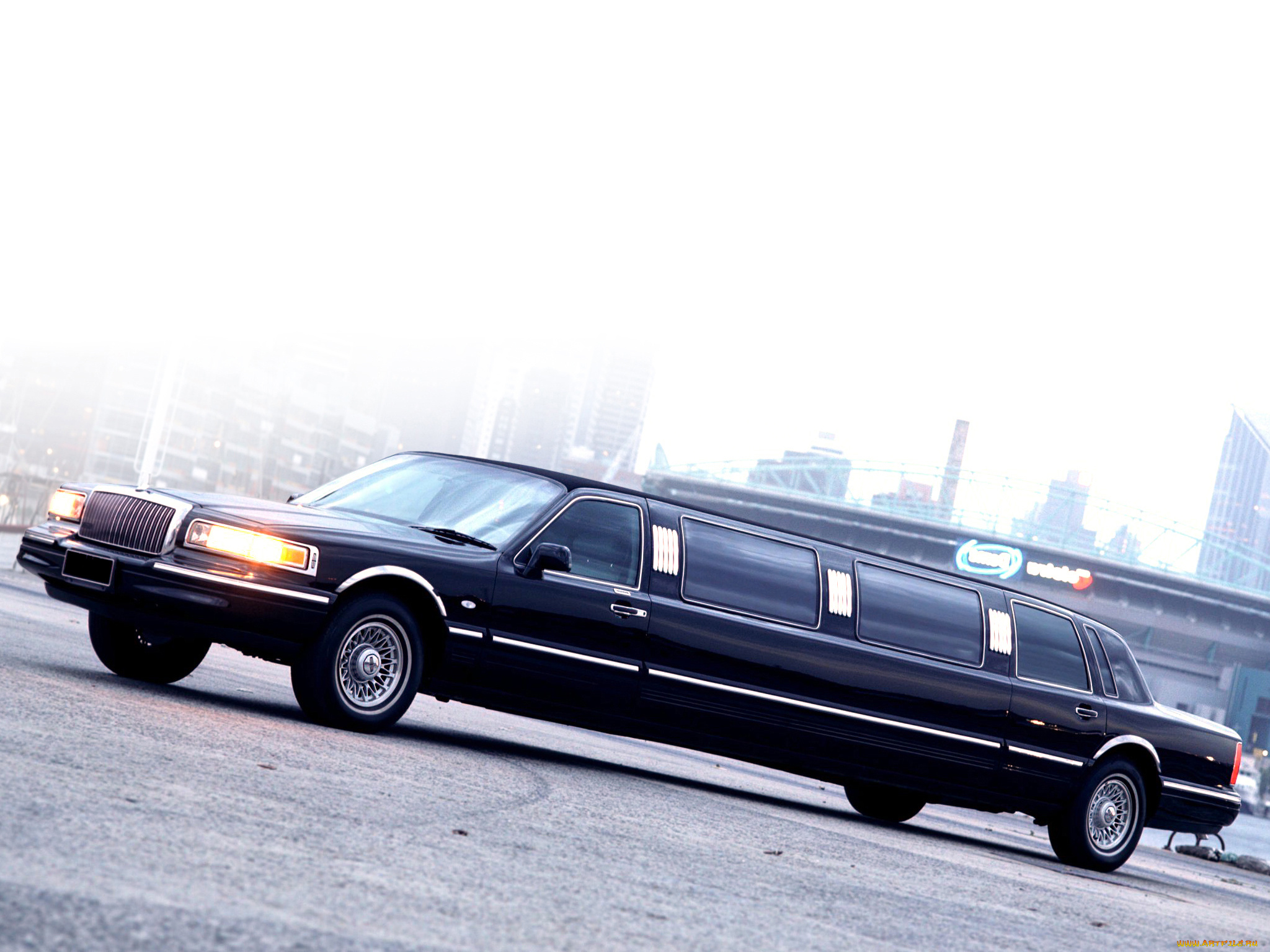 lincoln, town, car, limousine, автомобили