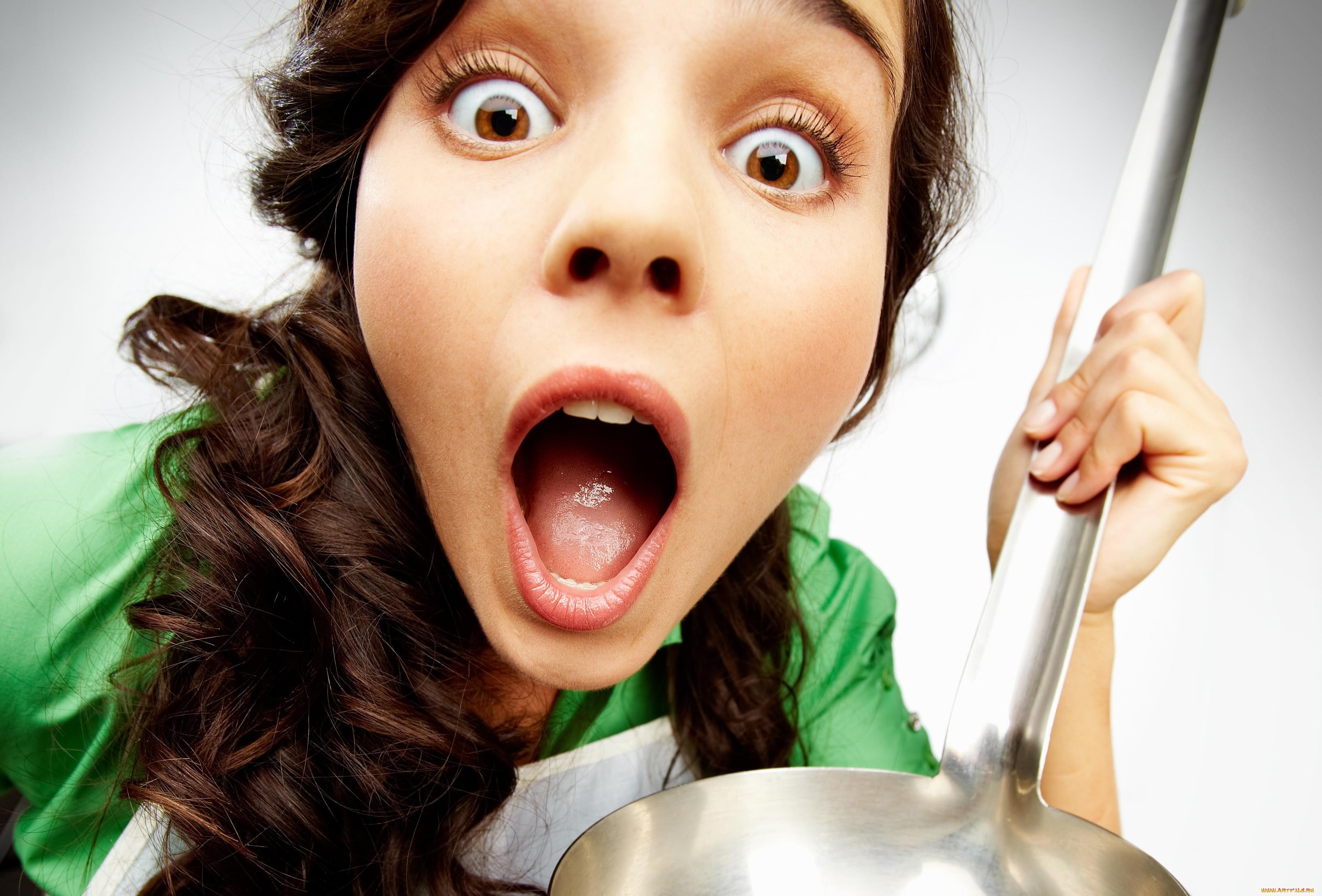 -Unsort, Лица, Портреты, девушки, unsort, лица, портреты, удивление, половник