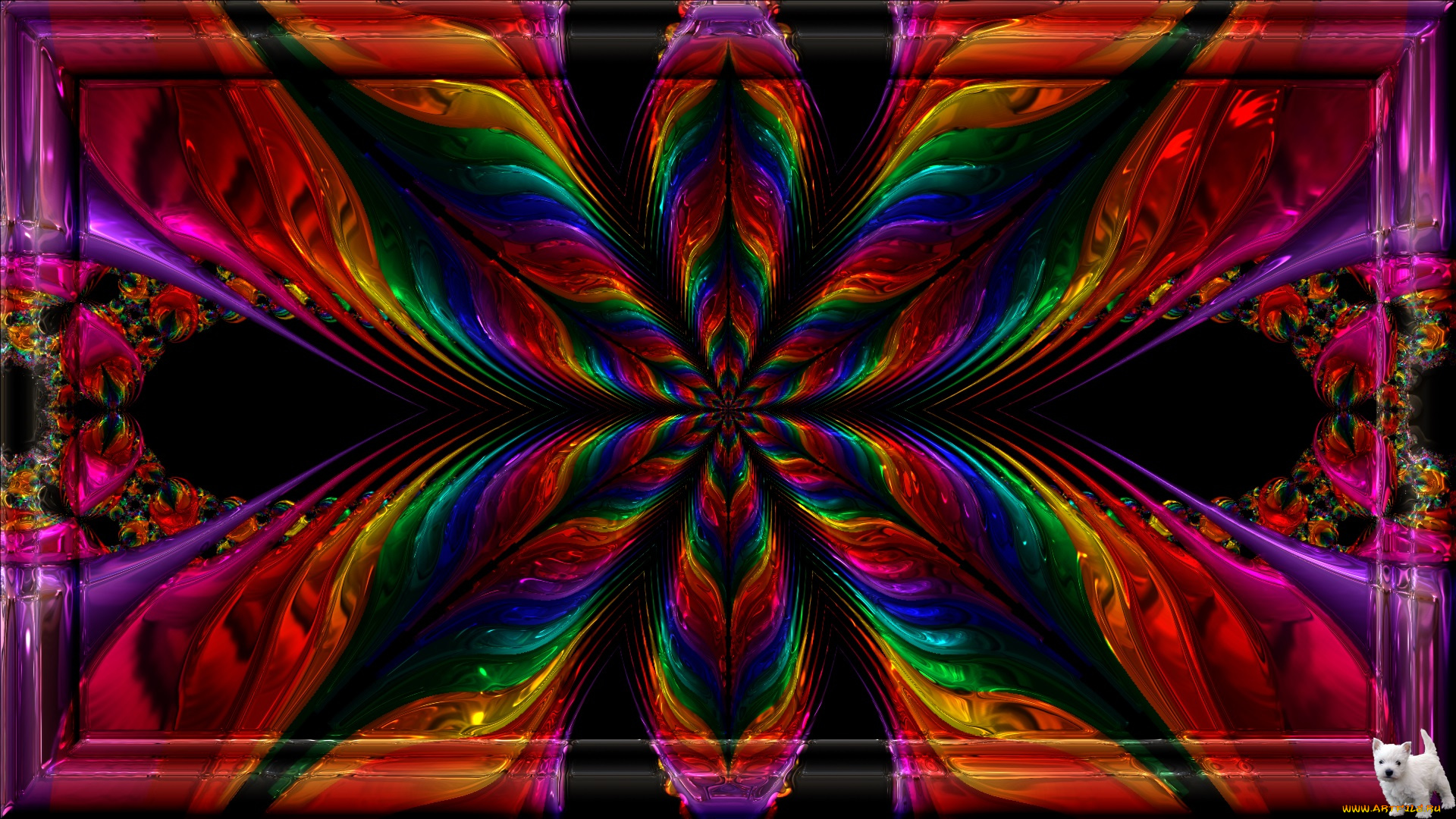 3д, графика, fractal, , фракталы, фон, цвета, узор