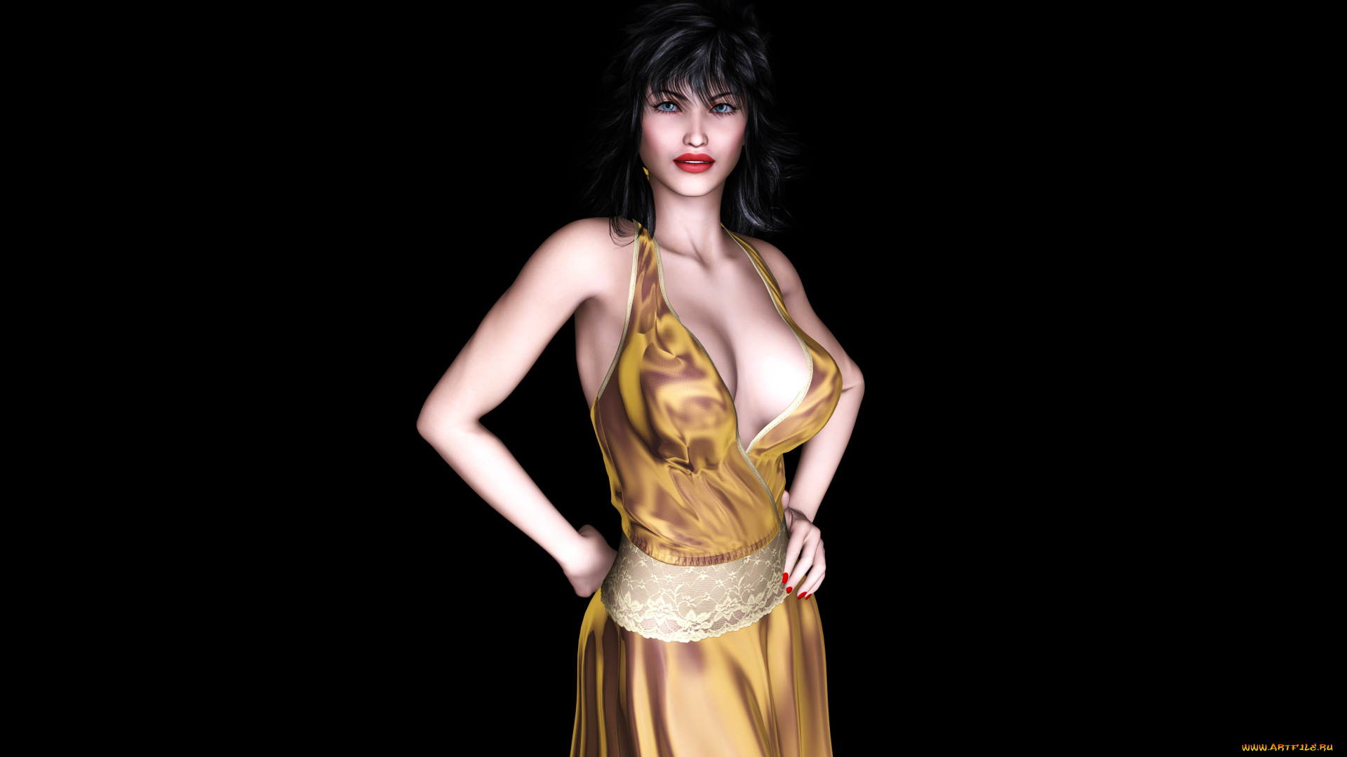 3д, графика, people, , люди, фон, взгляд, девушка