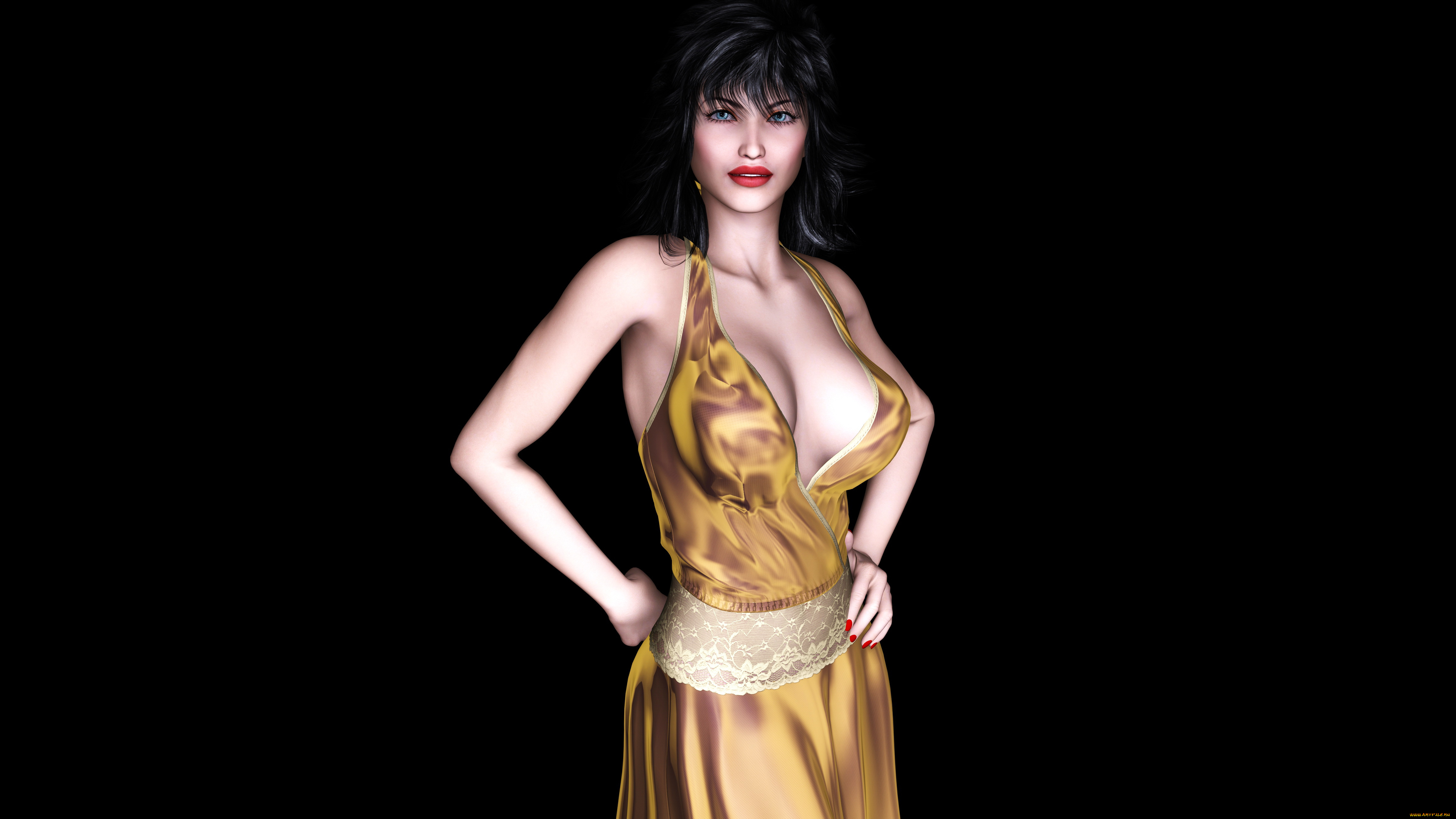 3д, графика, people, , люди, фон, взгляд, девушка