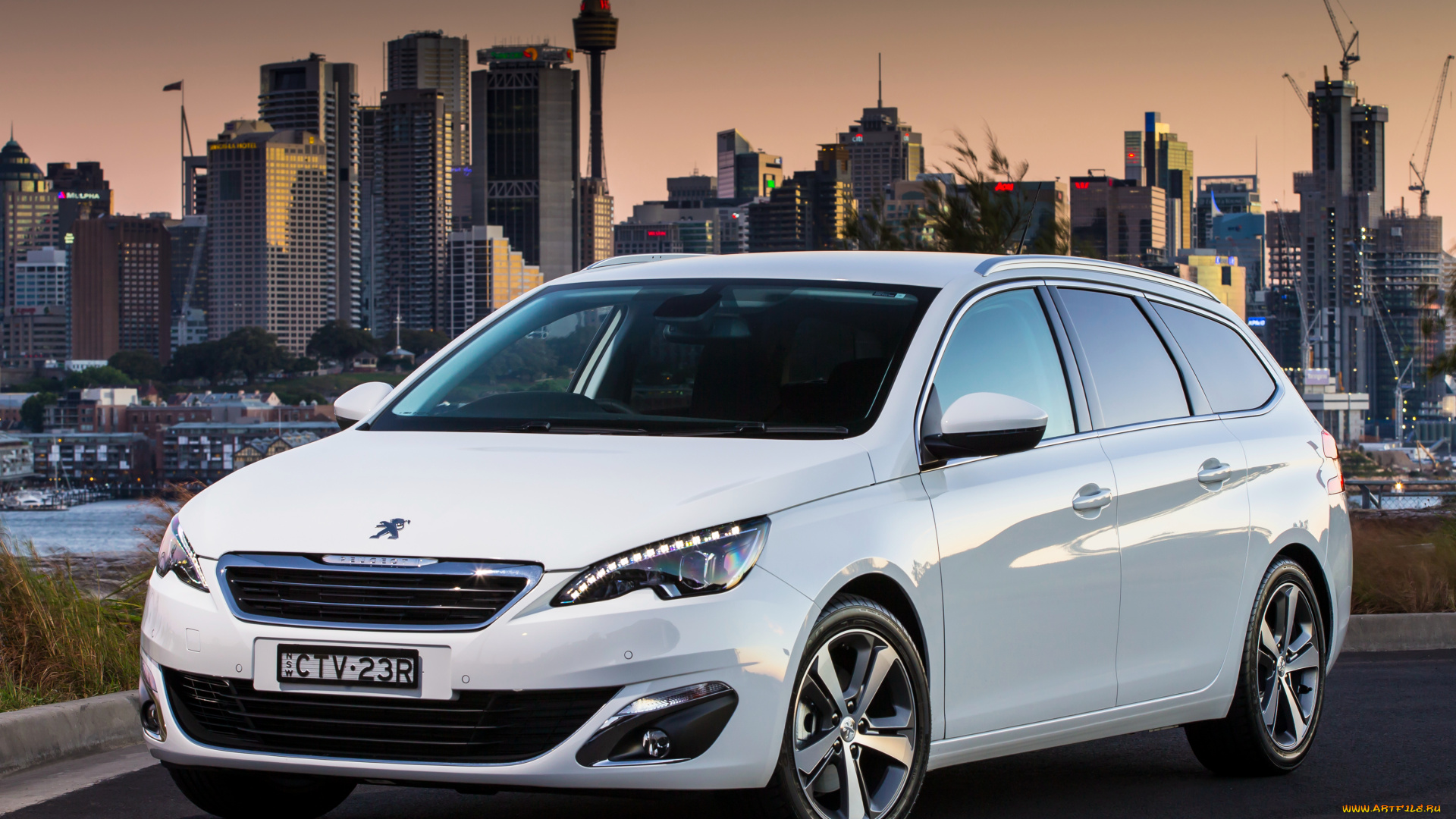 автомобили, peugeot, светлый, 2014г, au-spec, sw, 308