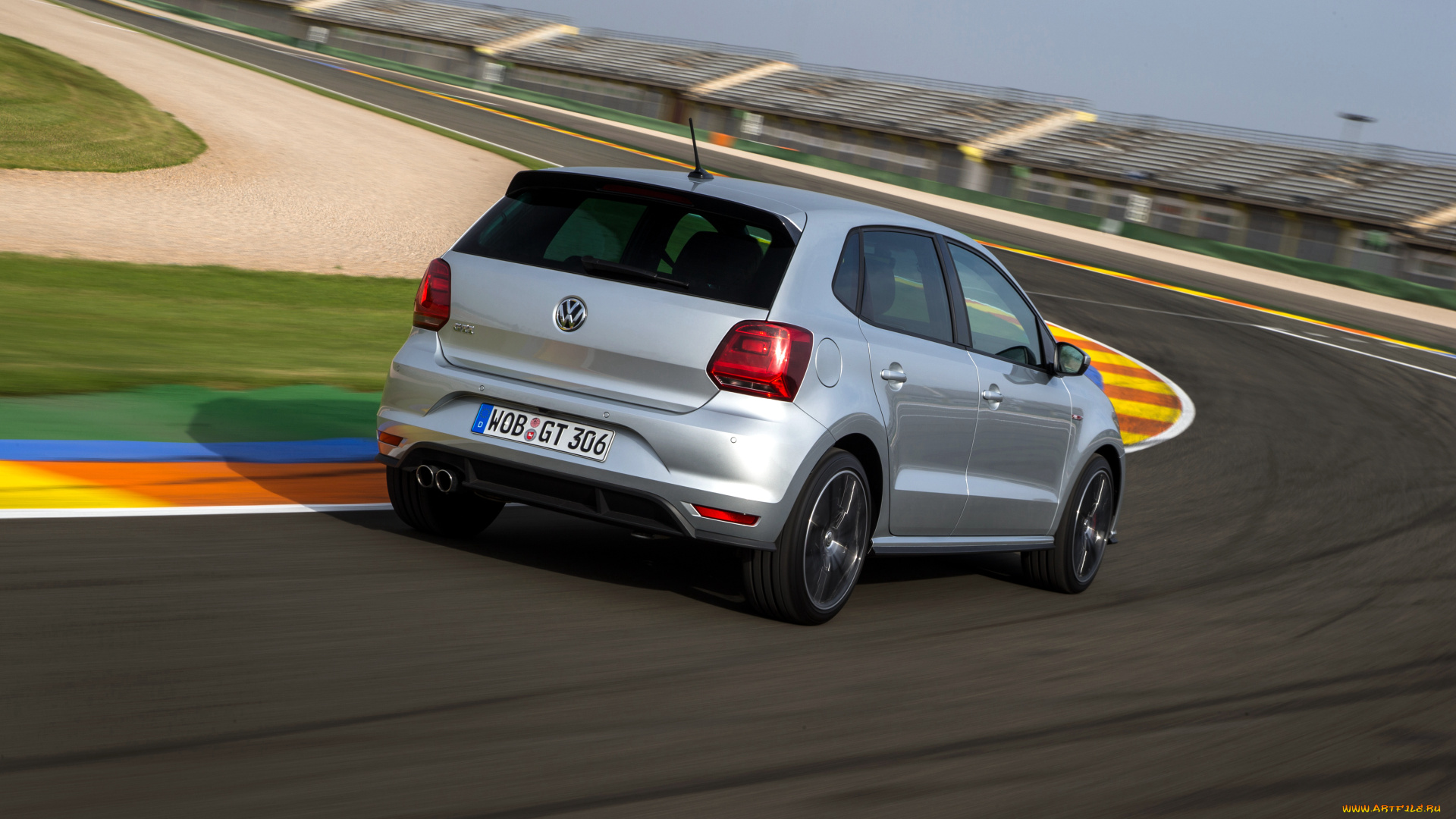 автомобили, volkswagen, polo, gti, 5-door, typ, 5g, 2014г, серый