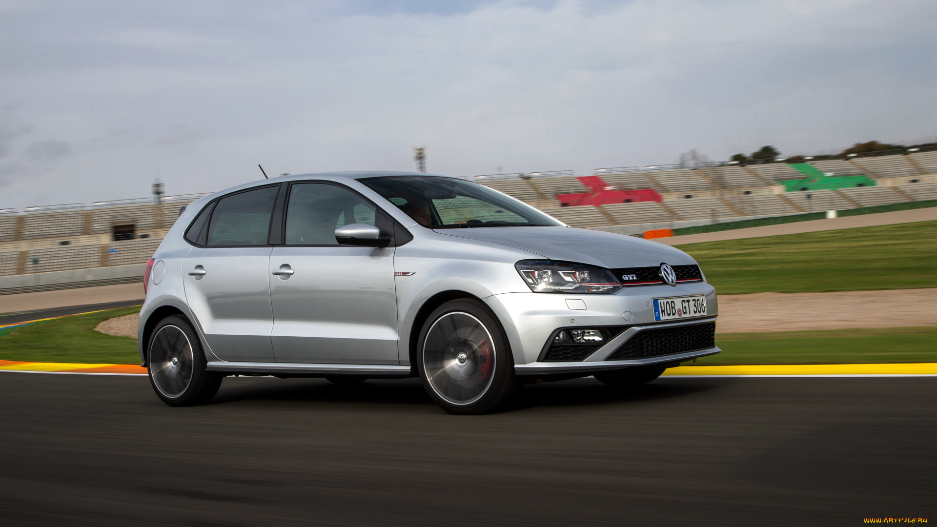 автомобили, volkswagen, polo, gti, 5-door, typ, 5g, 2014г, серый