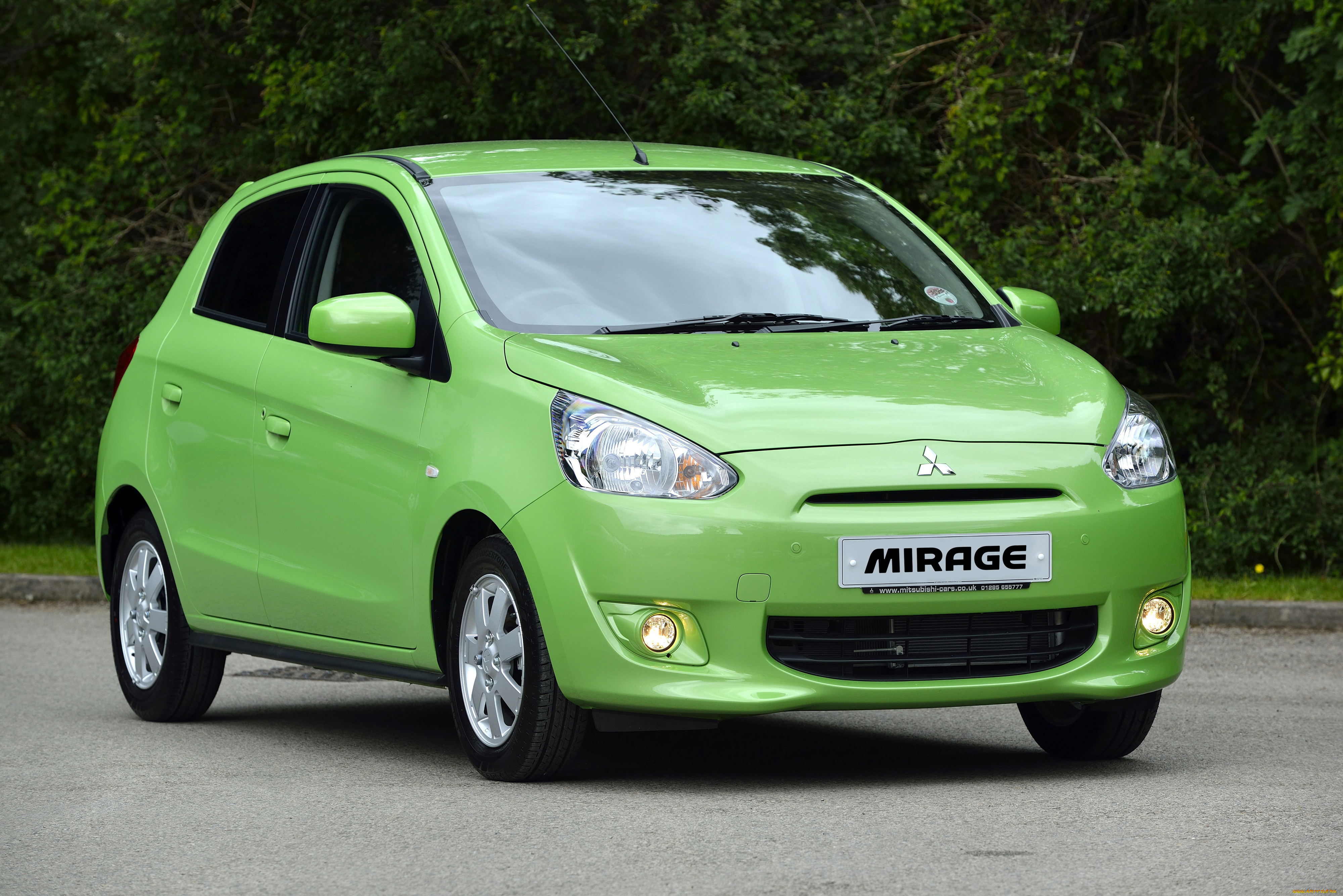автомобили, mitsubishi, mirage, uk-spec, 2013г, зеленый