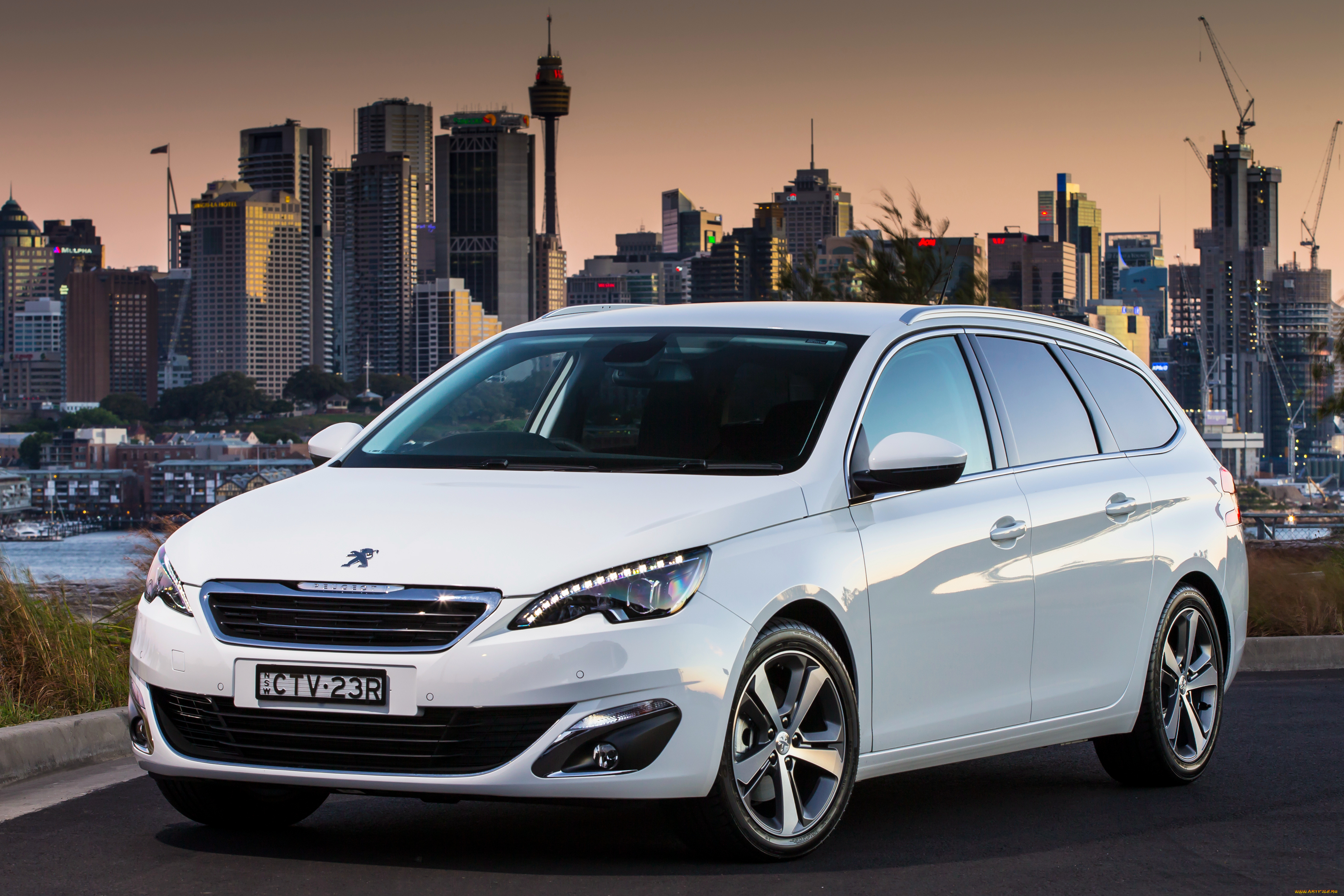 автомобили, peugeot, светлый, 2014г, au-spec, sw, 308