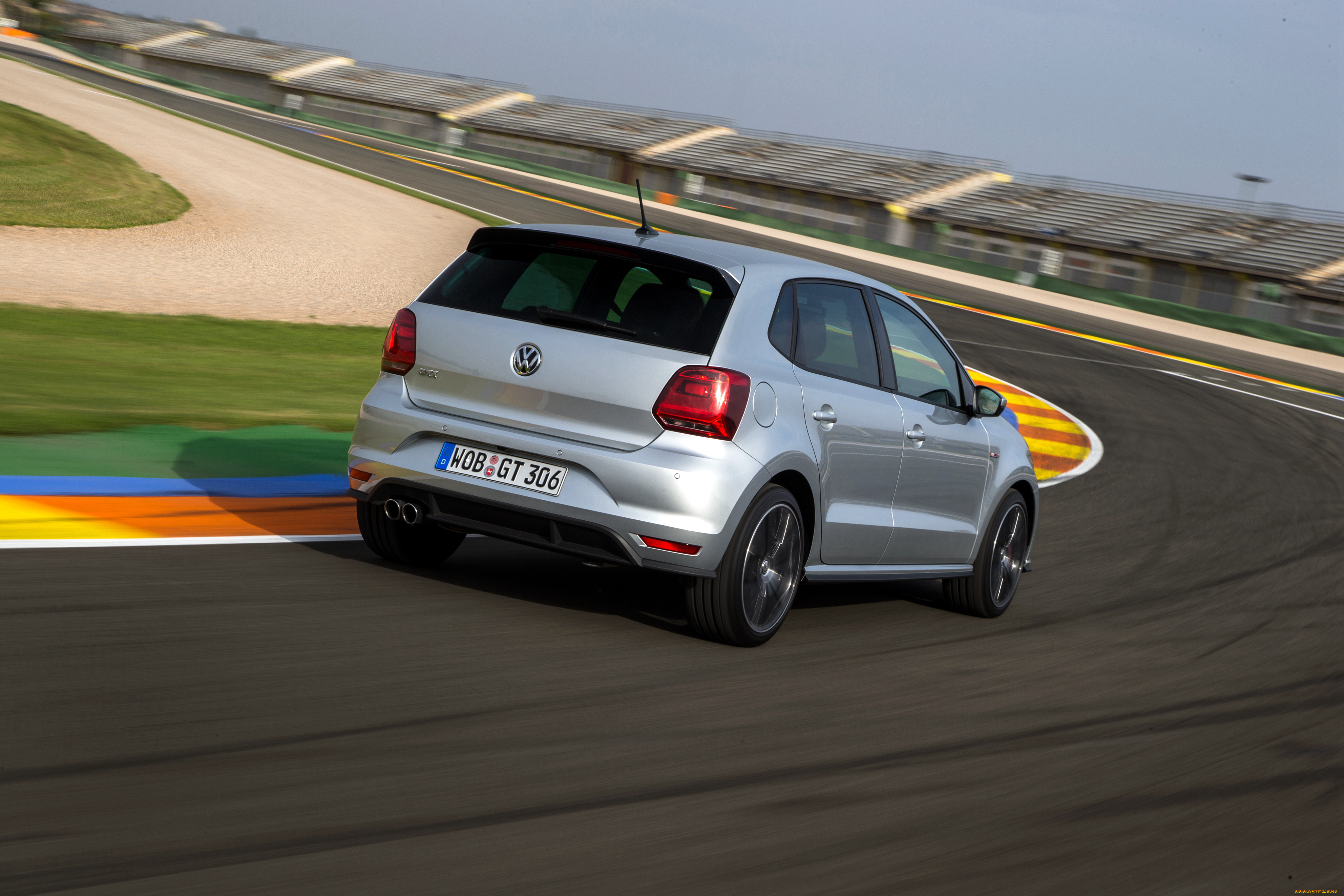 автомобили, volkswagen, polo, gti, 5-door, typ, 5g, 2014г, серый