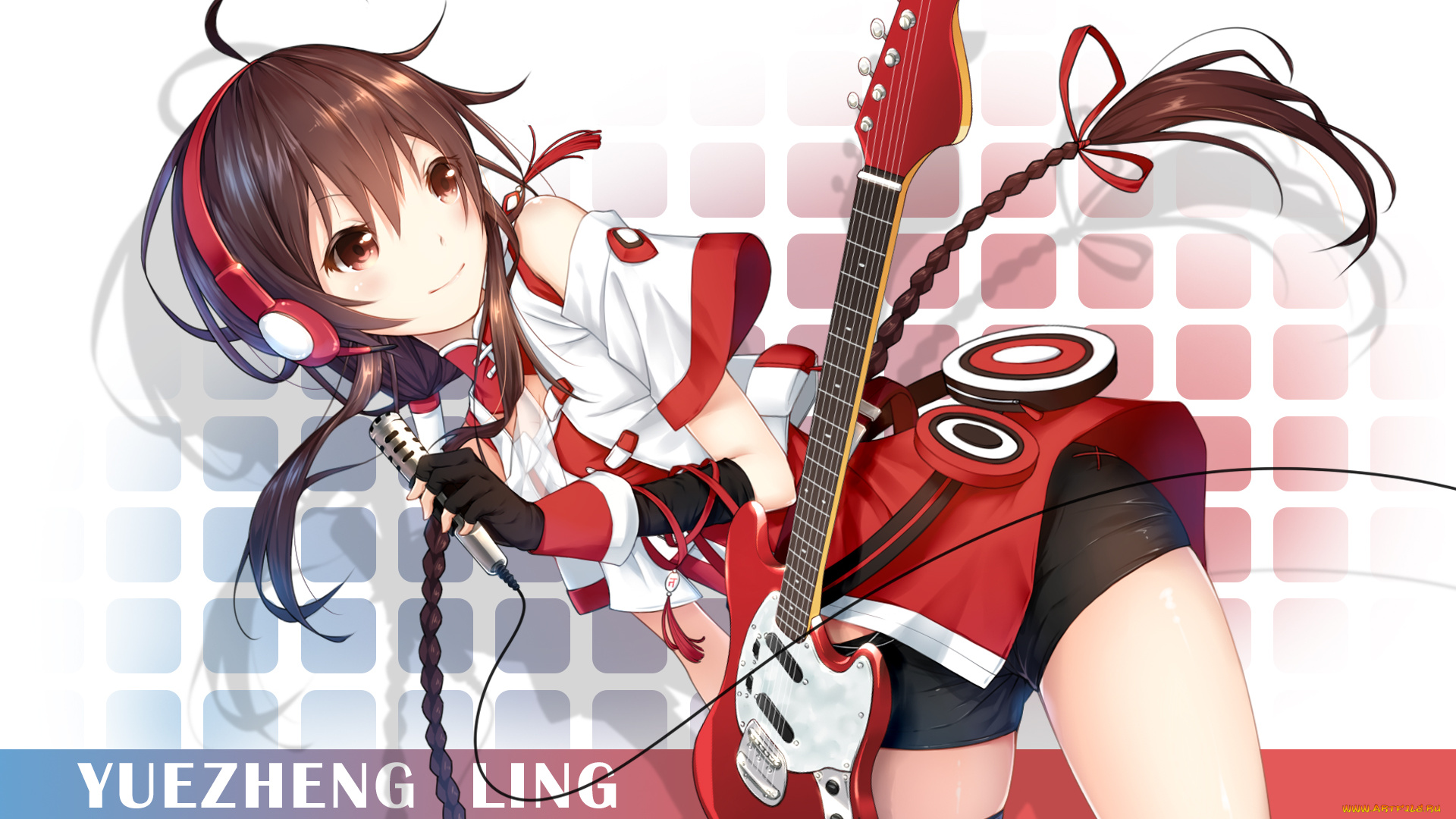 аниме, vocaloid, арт, kurisu, tina, china, девушка, yuezheng, ling