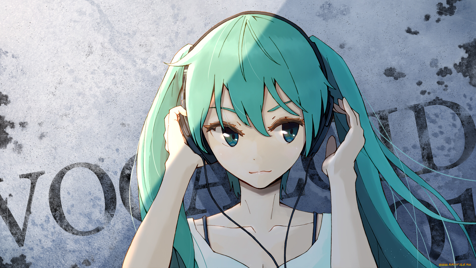 аниме, vocaloid, девочка, арт, hatsune, miku, tagme, artist