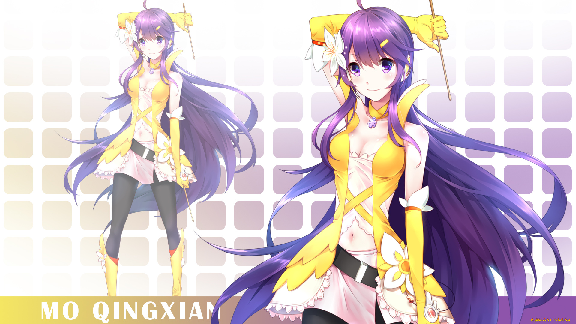 аниме, vocaloid, kurisu, tina, девушка, арт