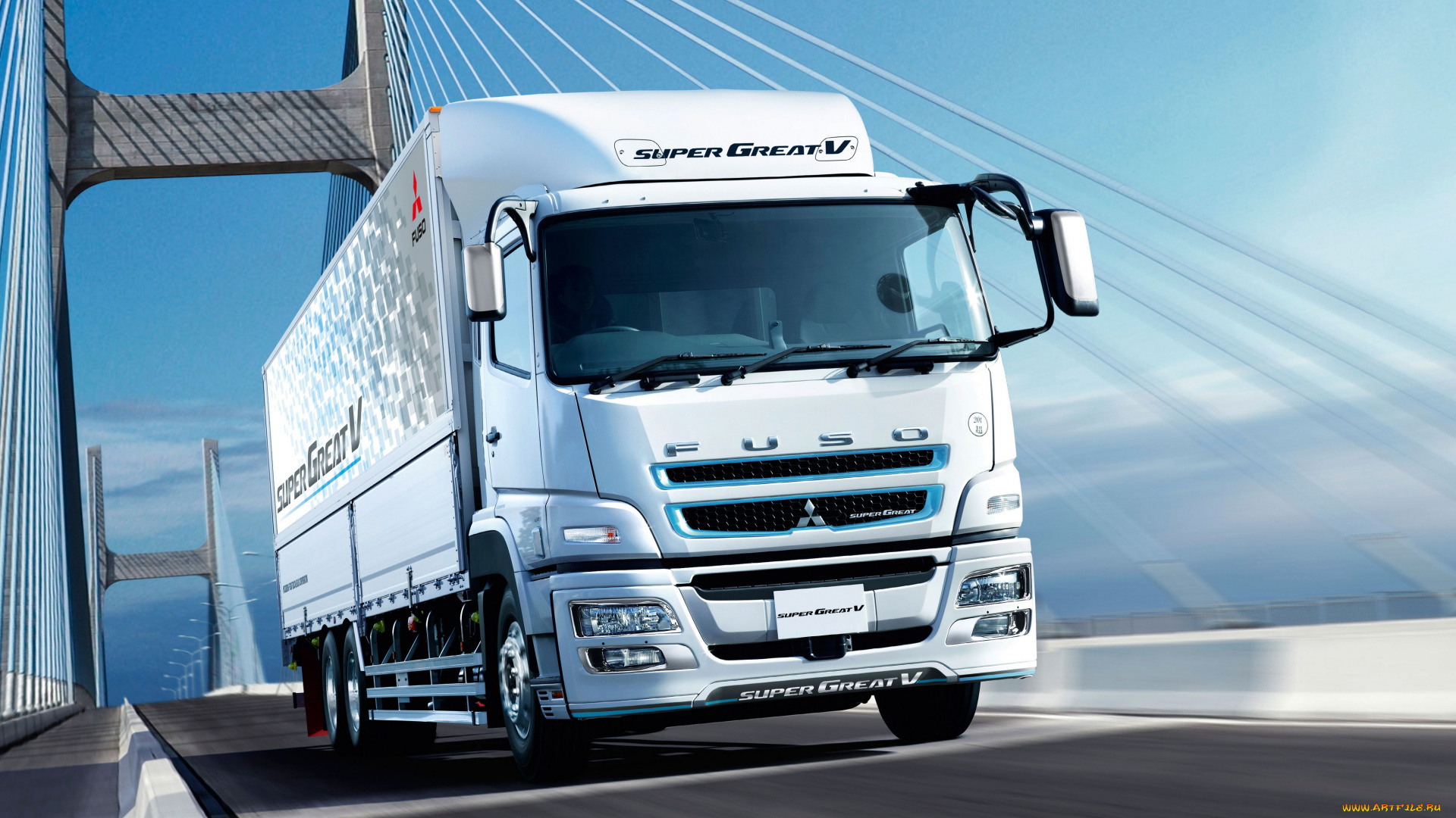 автомобили, mitsubishi, great, super, fuso