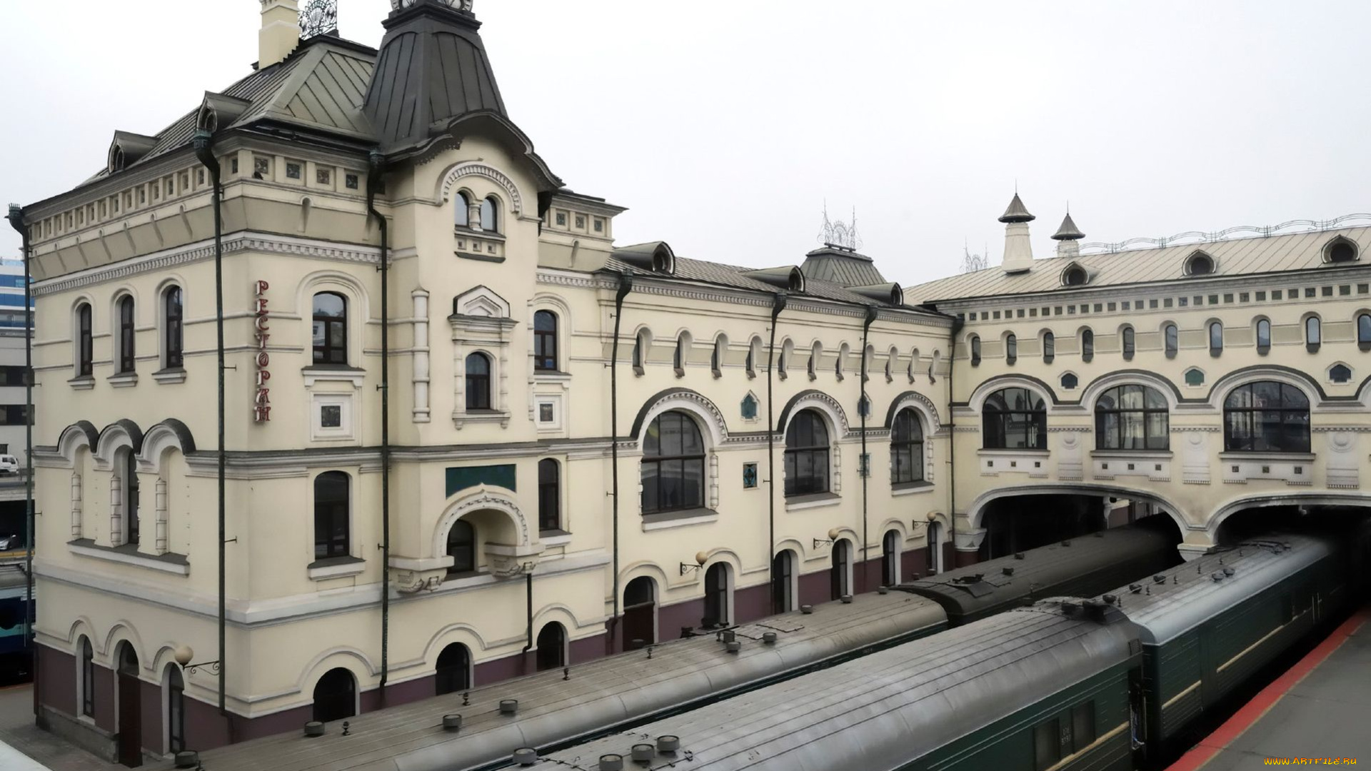 владивосток, города, -, здания, , дома, вокзал