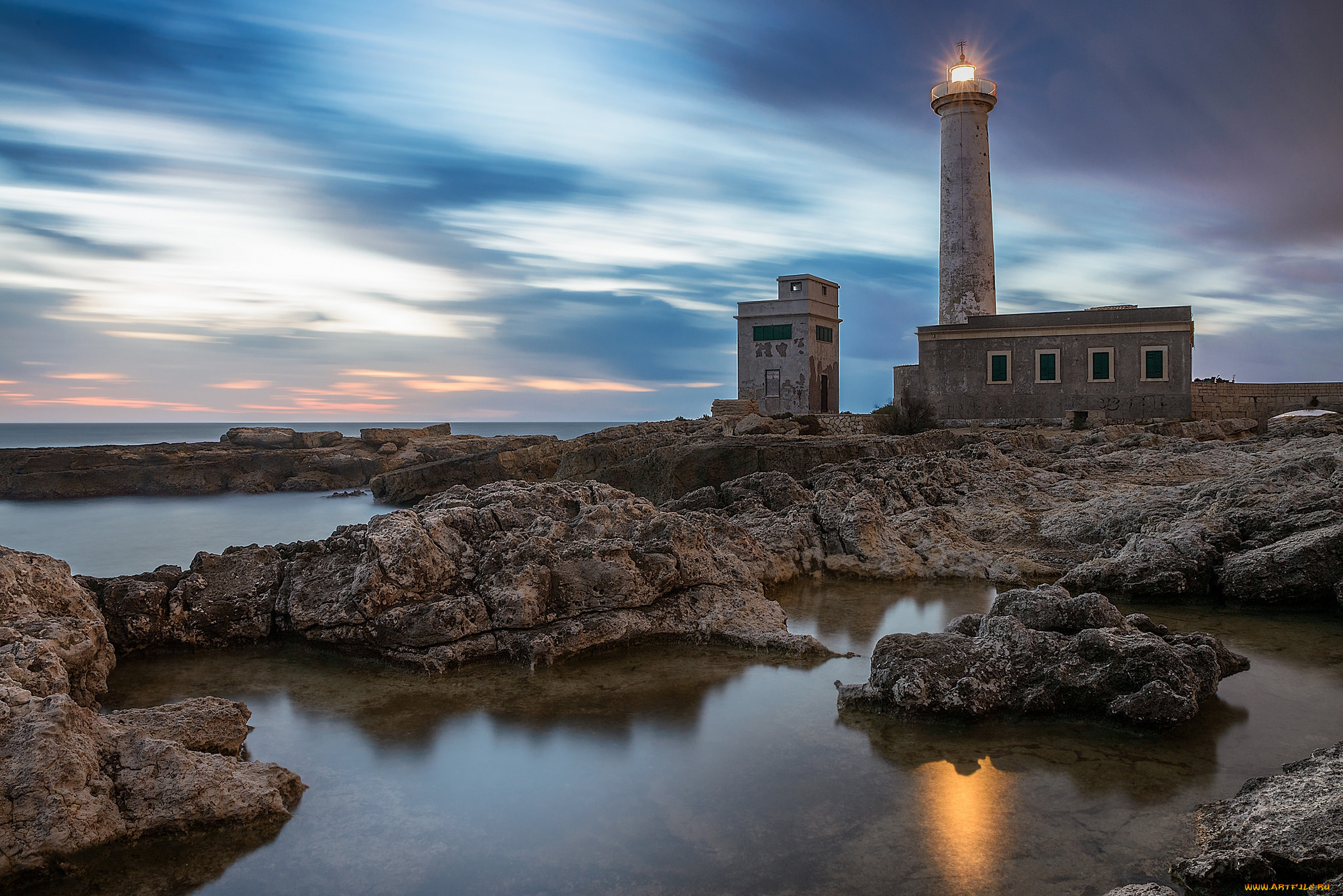 природа, маяки, побережье, маяк