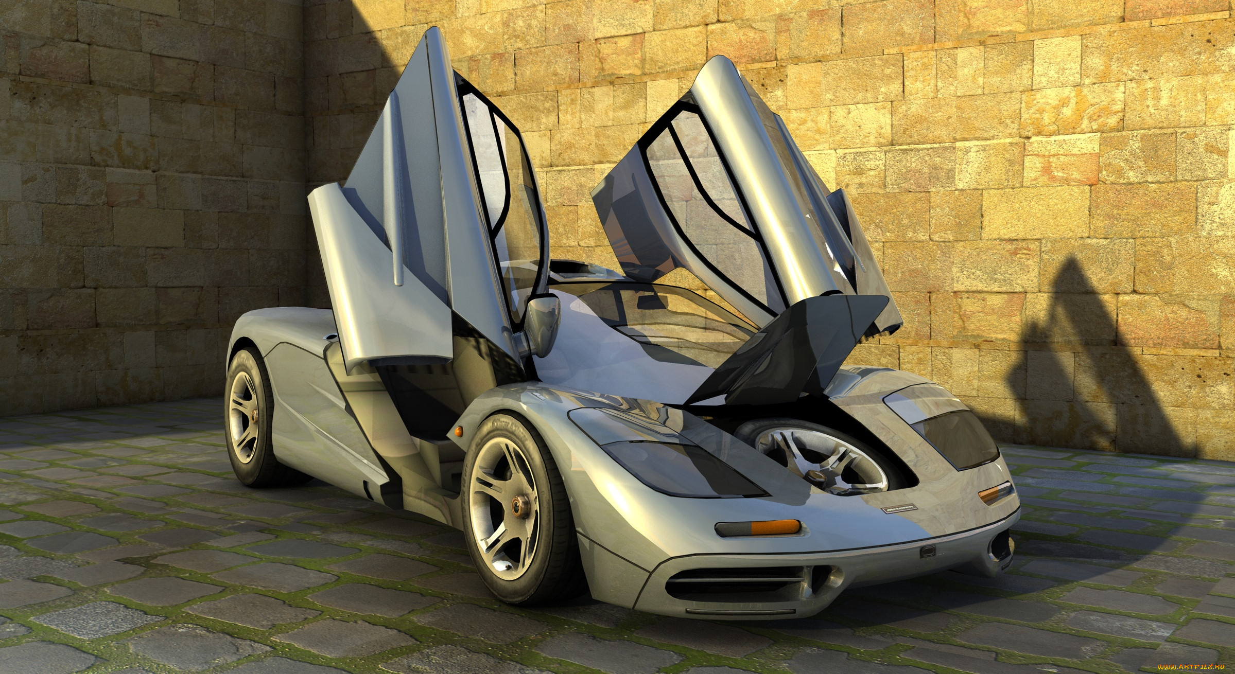 автомобили, 3д, фон, автомобиль