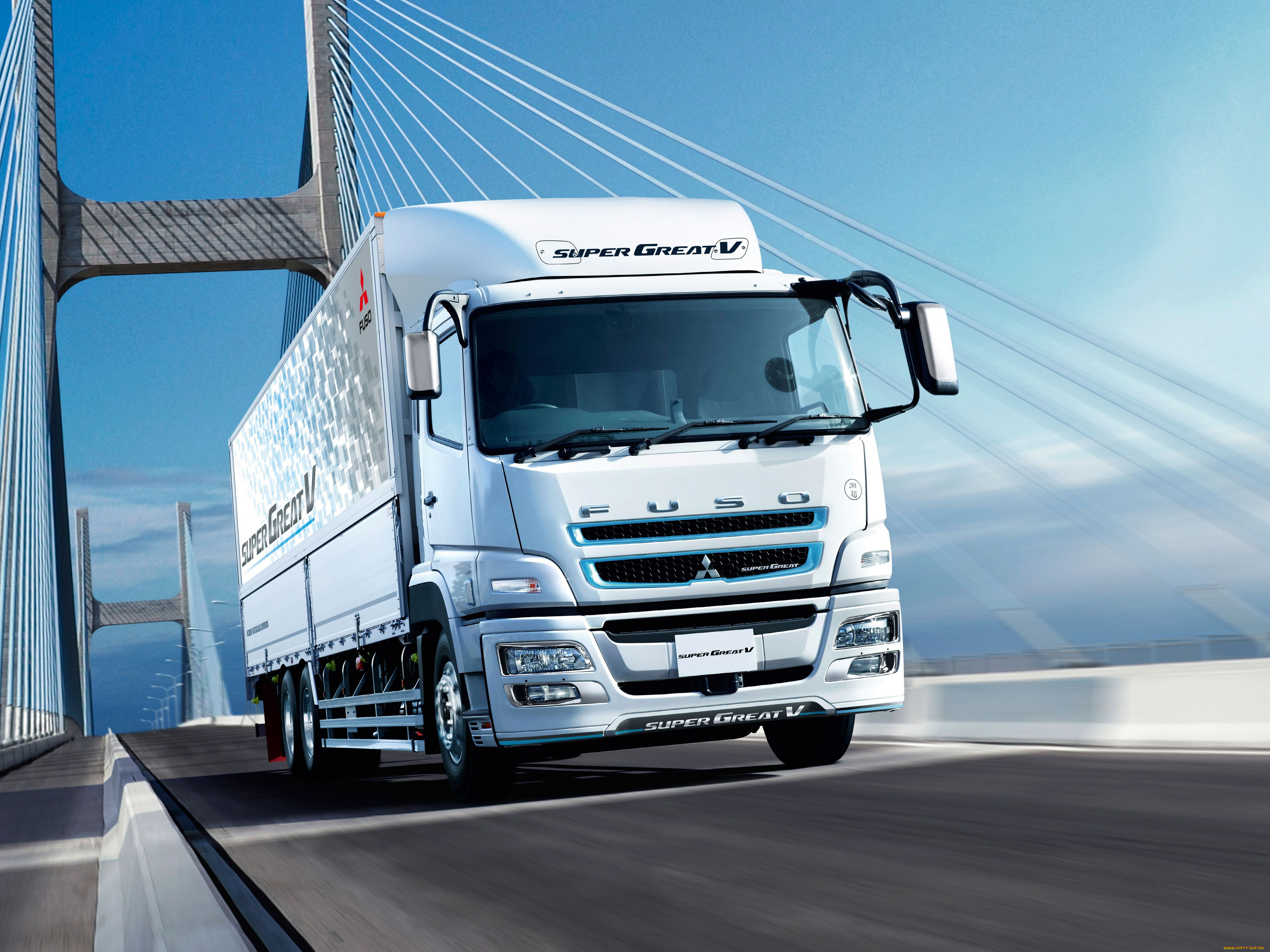 автомобили, mitsubishi, great, super, fuso